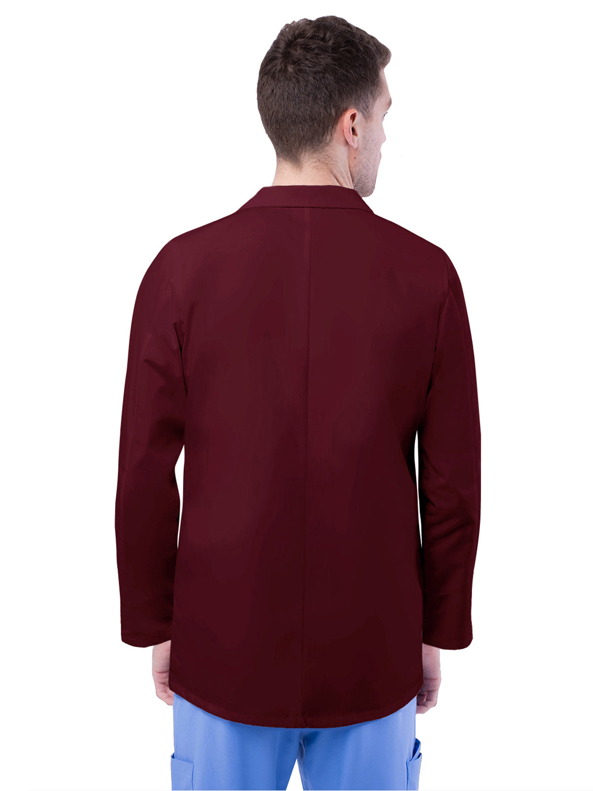 Unisex Three-Pocket 31" Consultation Lab Coat - 805 - Burgundy