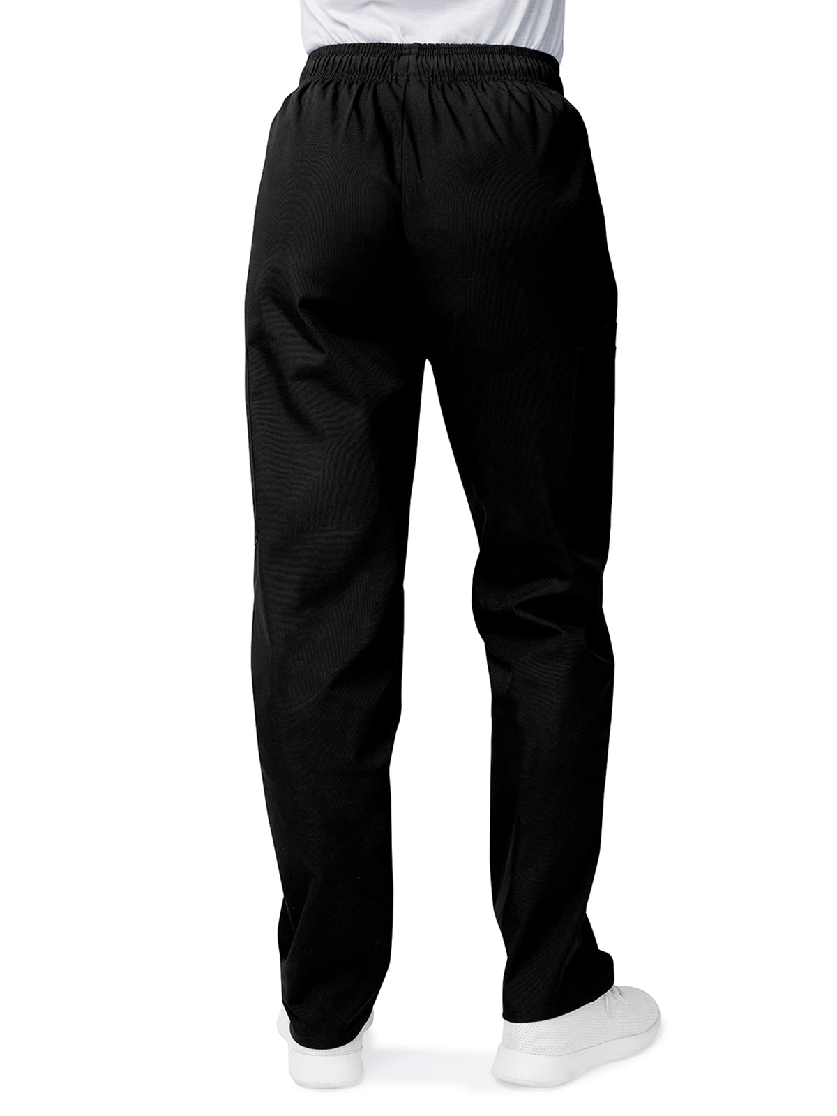 Women's Elastic Drawstring Cargo Pant - S8200 - Black