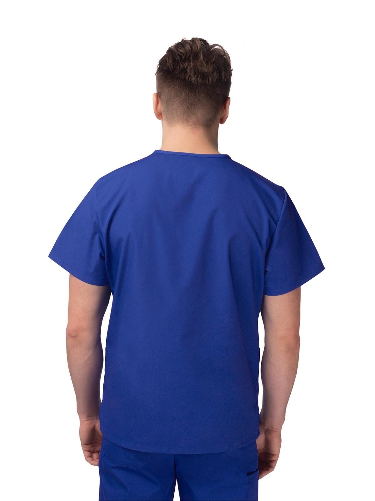 Unisex V-Neck 3 Pocket Top - S8304 - Royal Blue