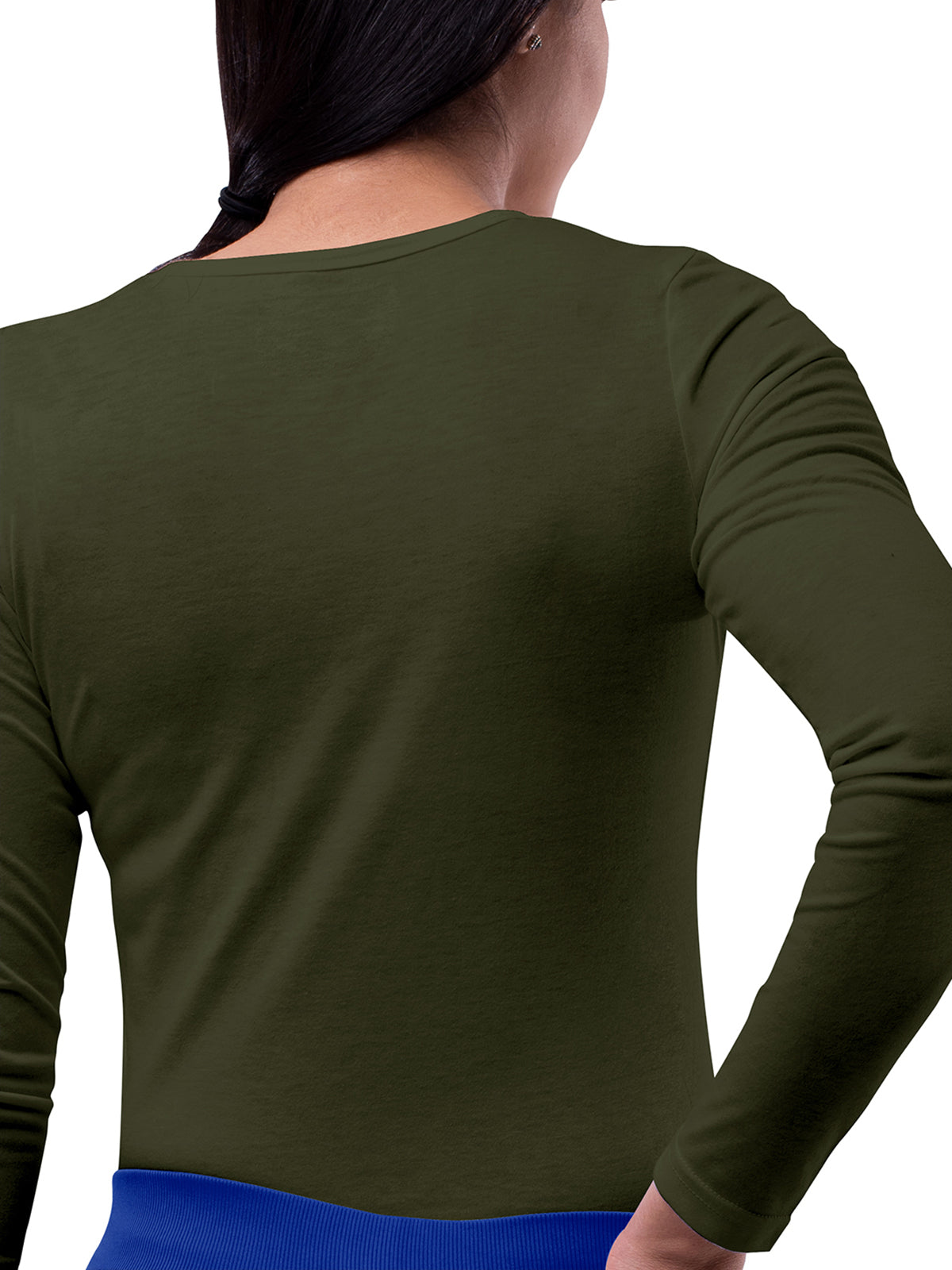 Women's Long Sleeve Underscrub Tee - S8500 - Olive