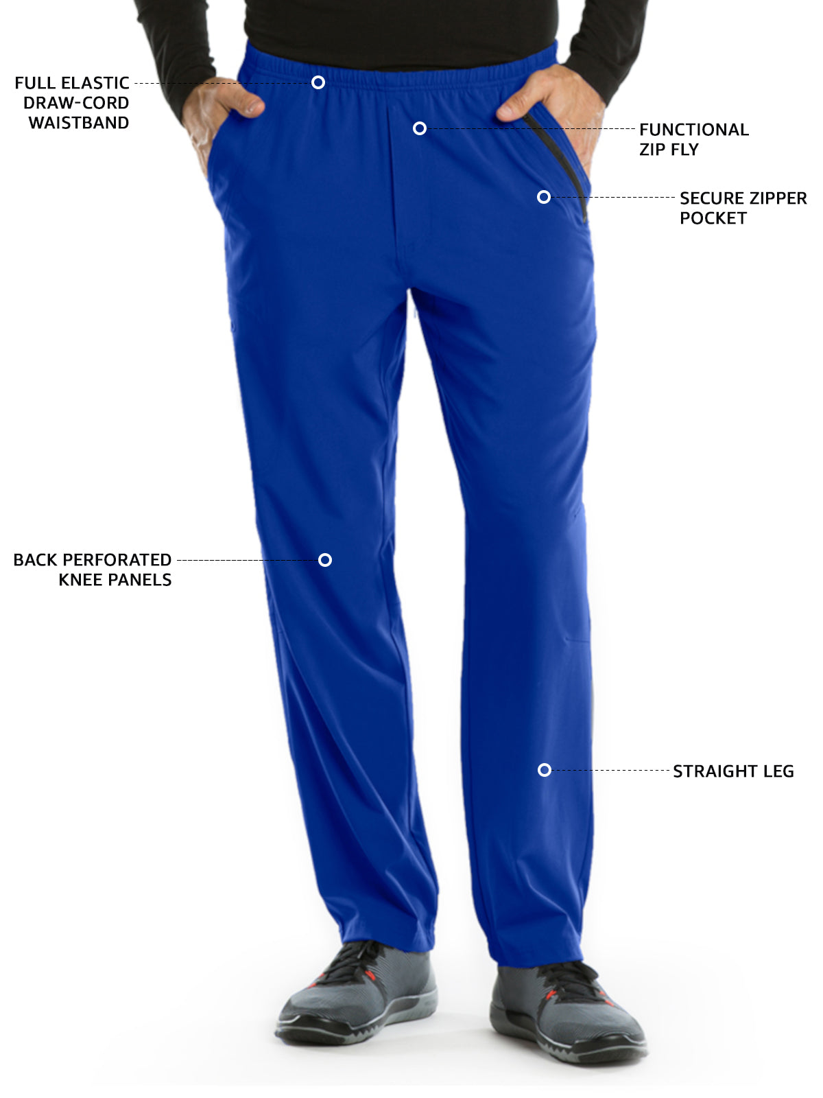Men's 7 Pockets 4-Way Stretch Fabric Amplify Pant - 0217 - Cobalt