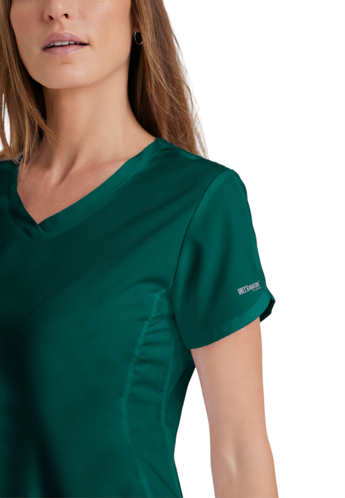 Women's V-Neck Cora Top - 41423 - Hunter Green