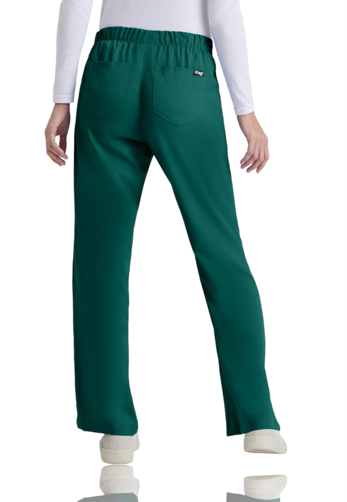 Women's Tie Front Riley Pant - 4232 - Hunter Green
