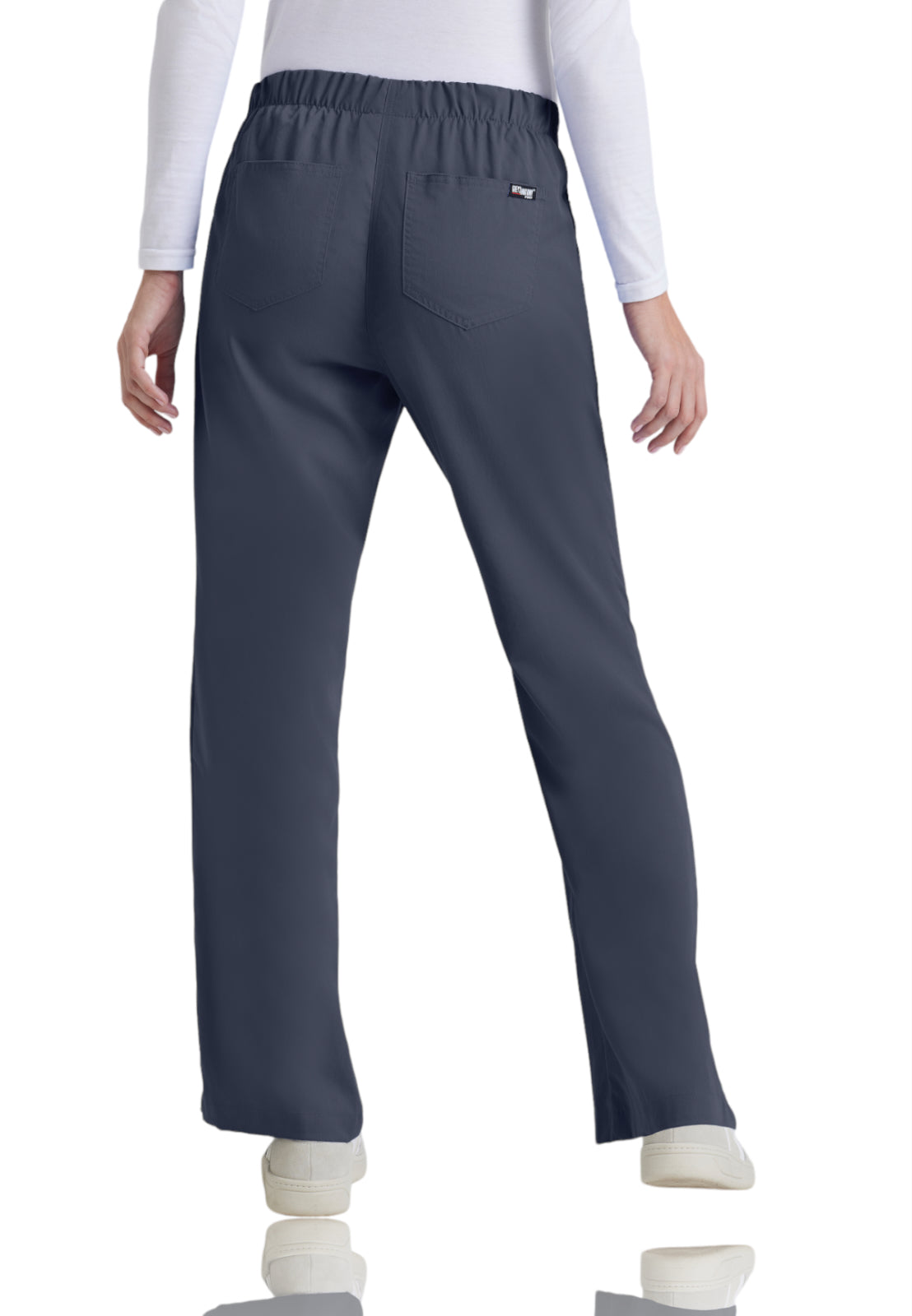 Women's Tie Front Riley Pant - 4232 - Steel