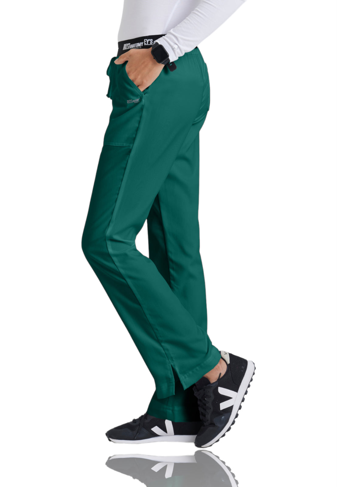 Women's Drawcord Aubrey Pant - 4275 - Hunter Green