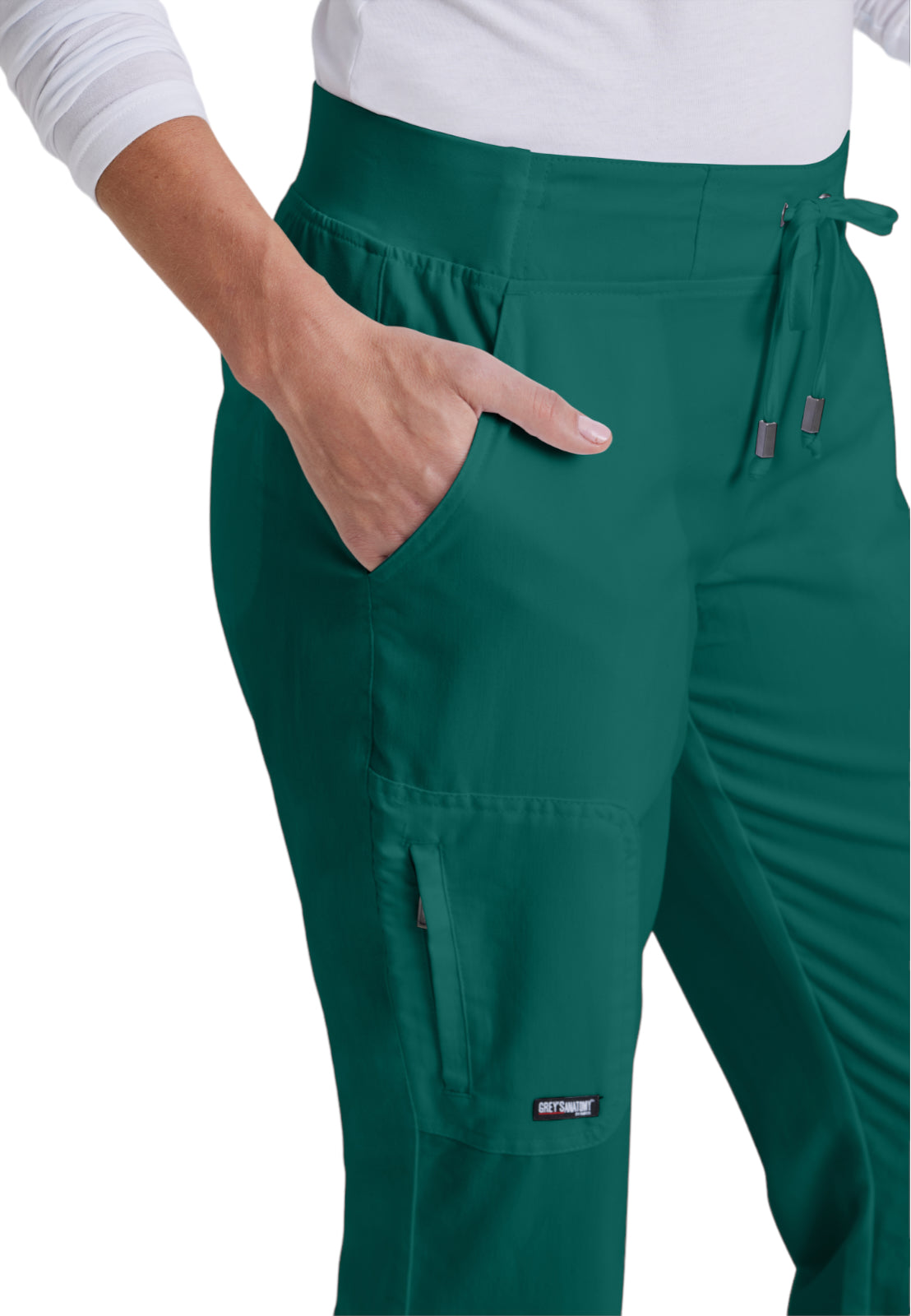 Women's Double Cargo Back Pockets Mia Pant - 4277 - Hunter Green