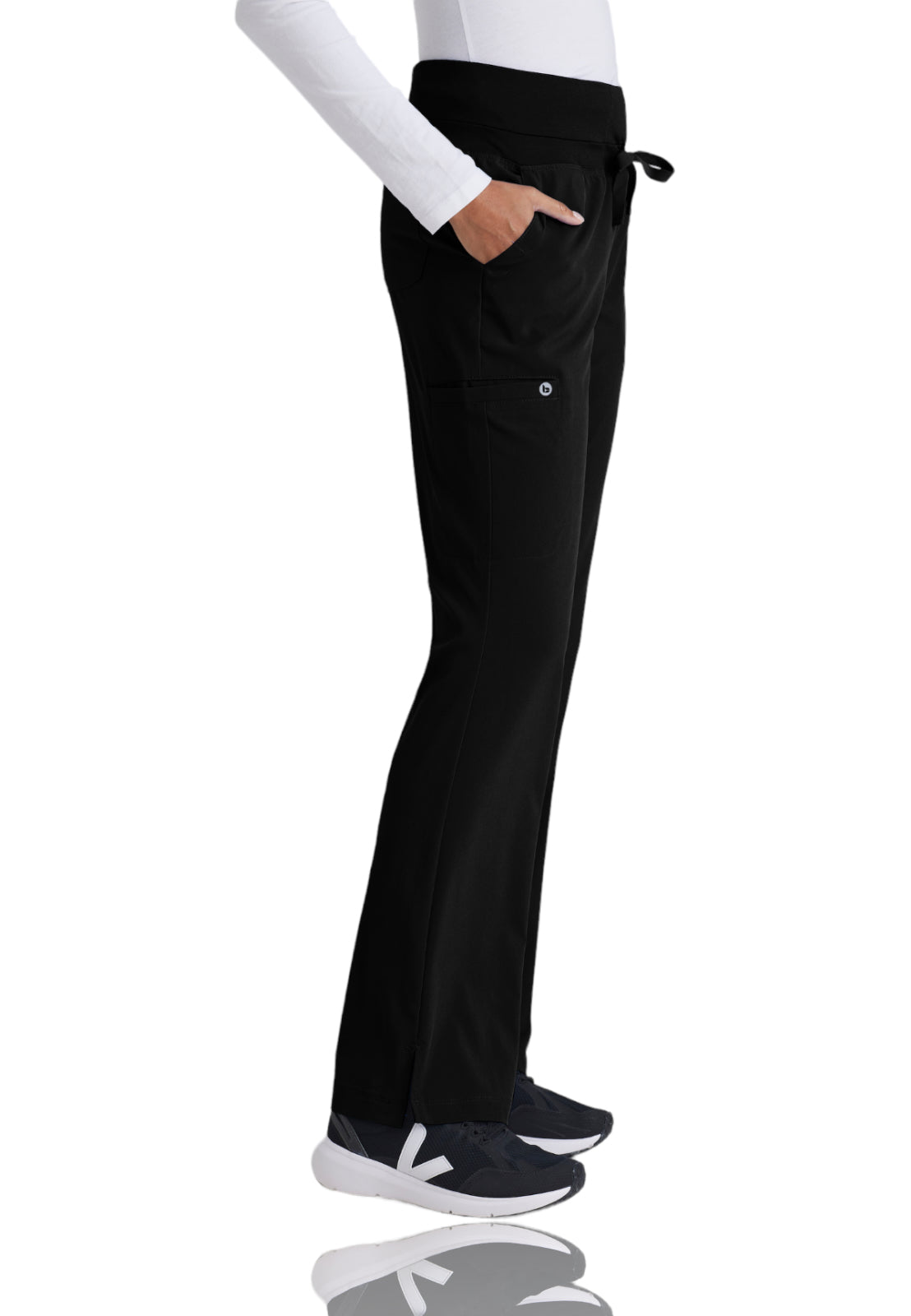 Women's Cargo Pocket Stride Pant - 5206 - Black