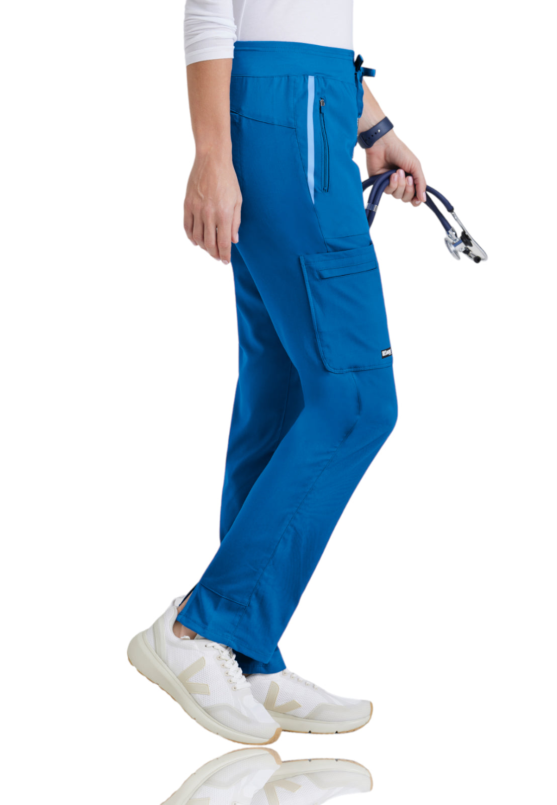 Women's Hidden Welt Pocket Elevate Pant - 7228 - New Royal