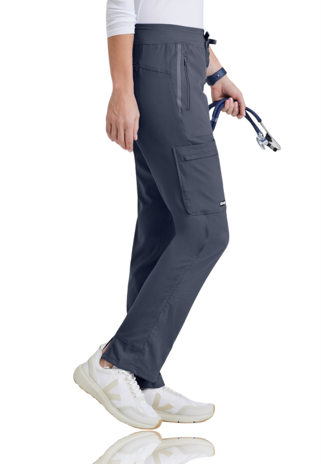 Women's Hidden Welt Pocket Elevate Pant - 7228 - Steel