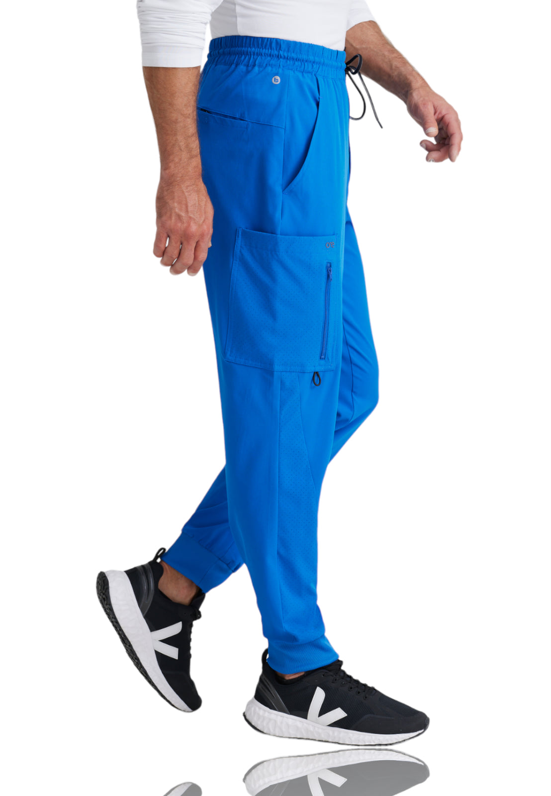 Men's Perforated Side Panels Vortex Jogger Pant - BOP520 - New Royal
