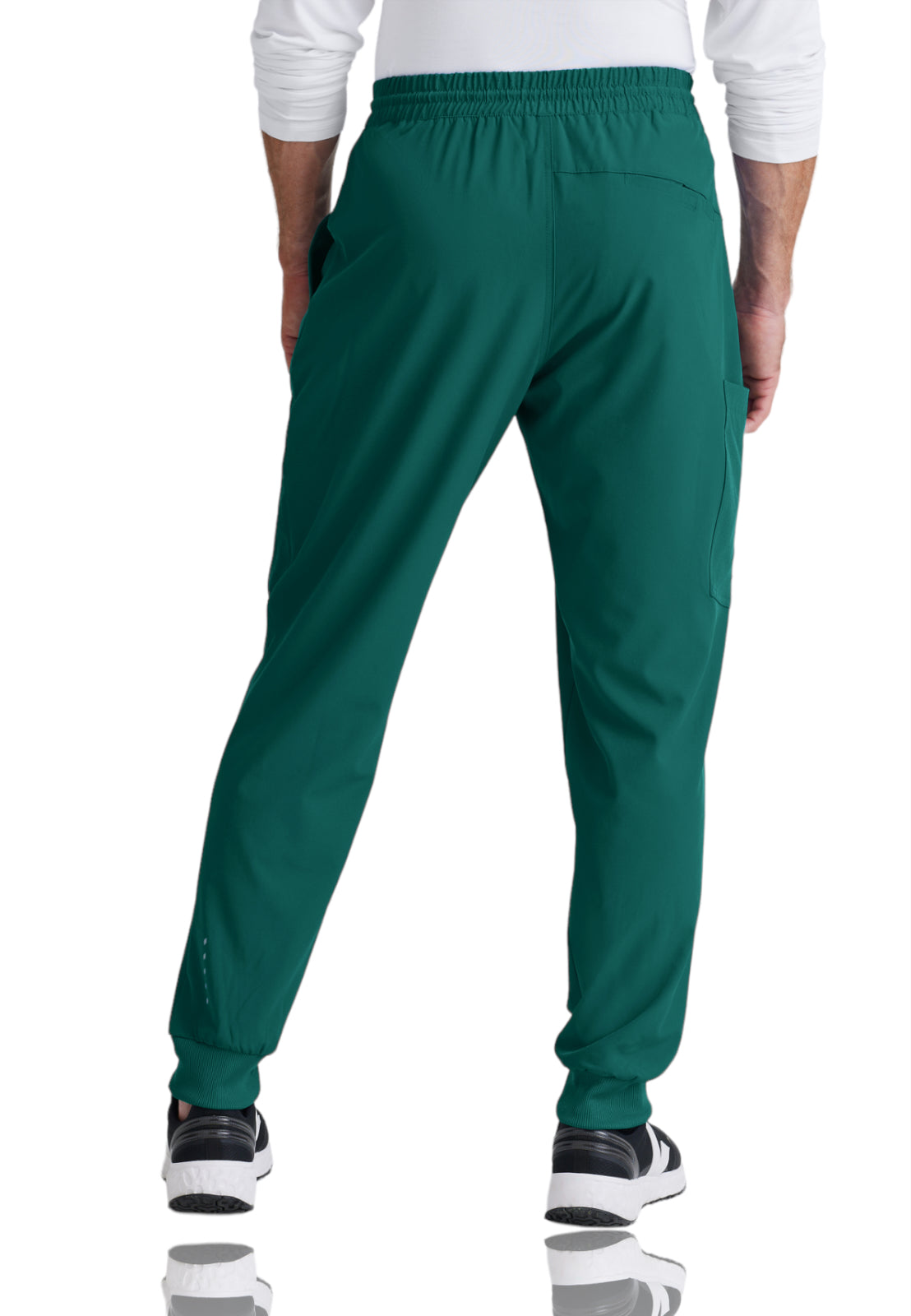Men's Perforated Side Panels Vortex Jogger Pant - BOP520 - Hunter Green