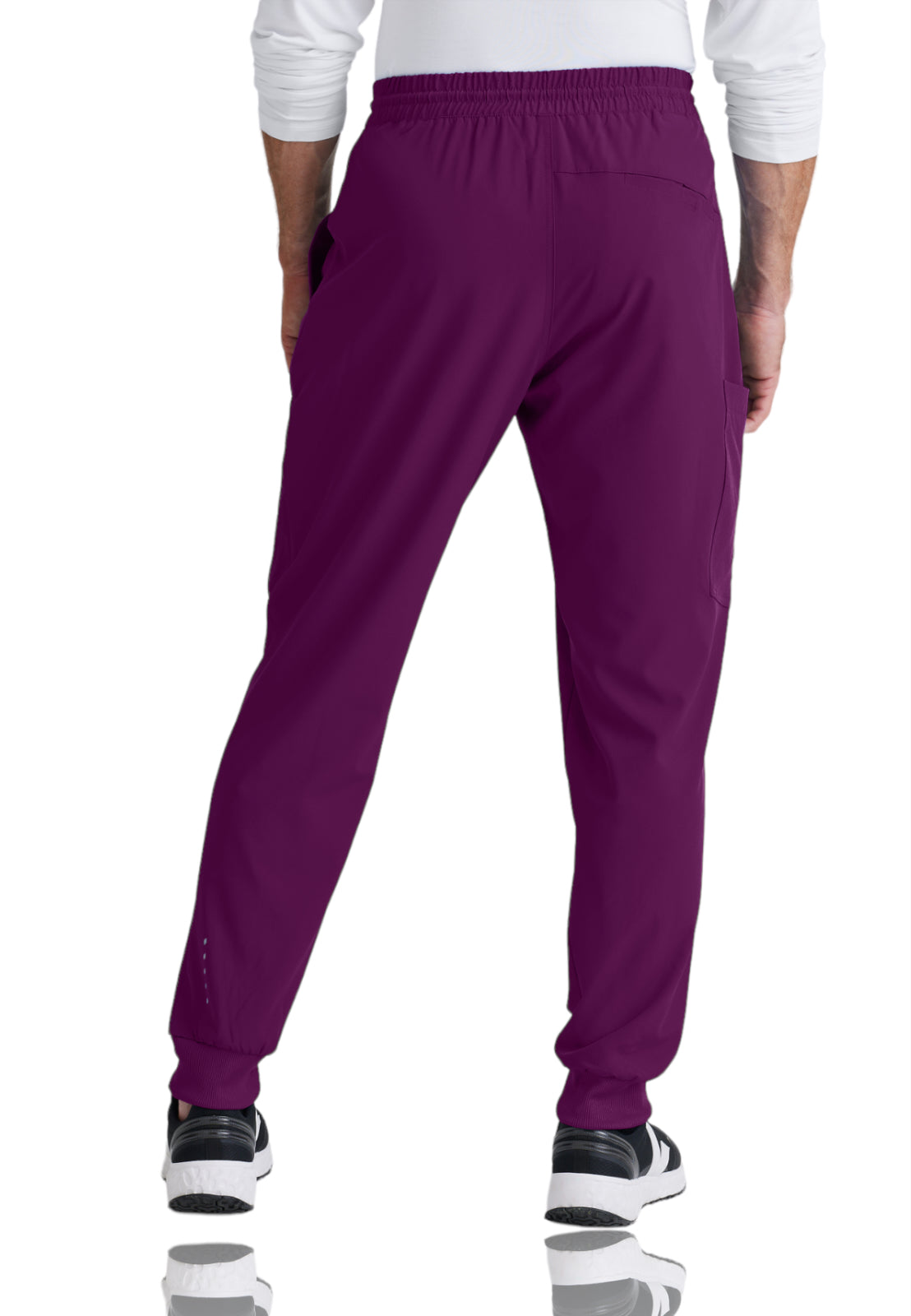 Men's Perforated Side Panels Vortex Jogger Pant - BOP520 - Wine