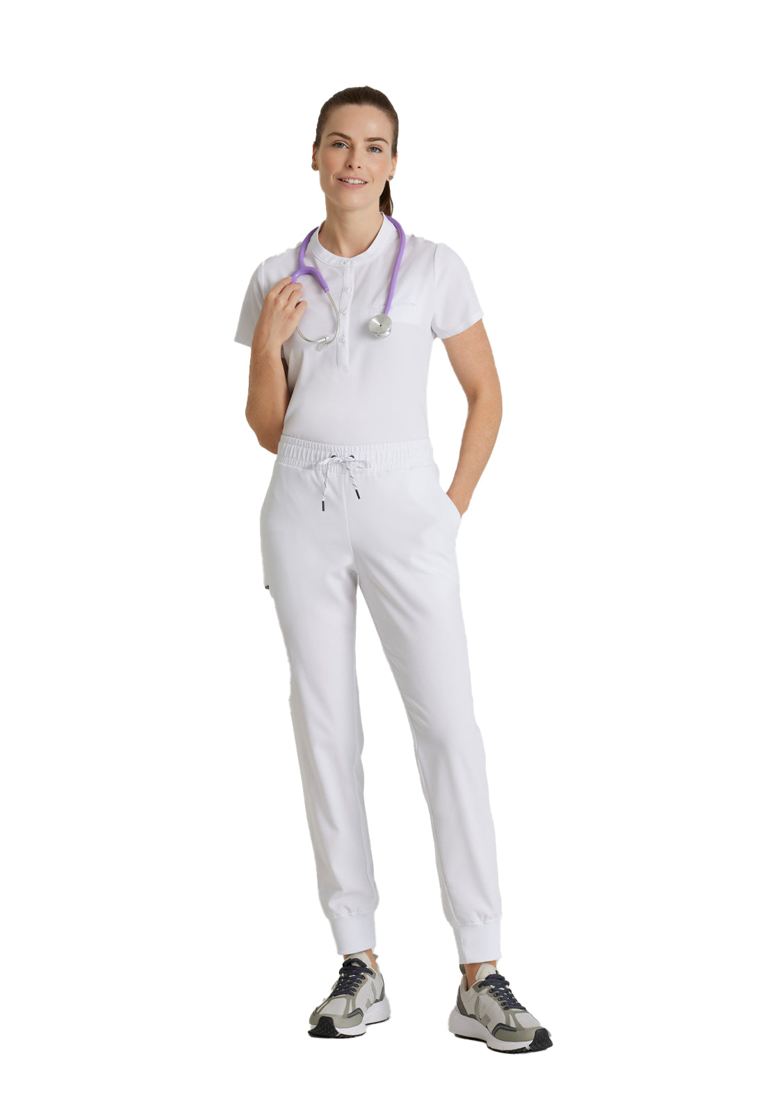 Women's Union Jogger Pant - BUP647 - White