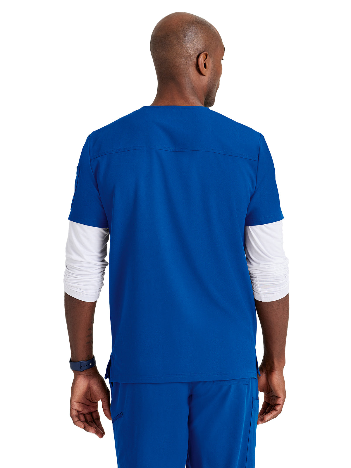 Men's Classic V-Neck Top - BUT153 - New Royal