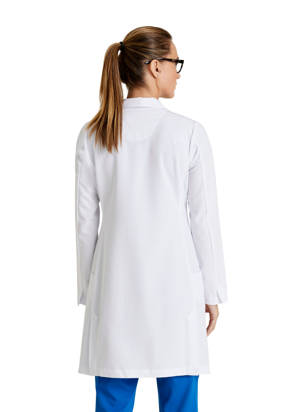 Women's Four-Pocket 35" Penelope Lab Coat - GNC960 - White