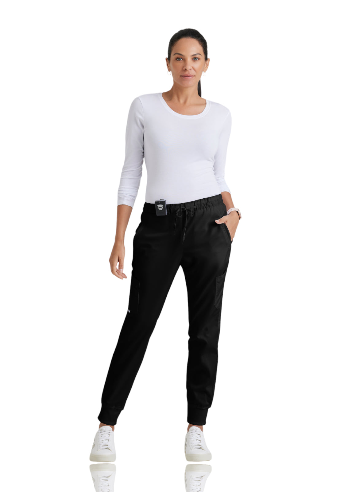 Women's Drawcord Waistband Kira Pant - GRP534 - Black