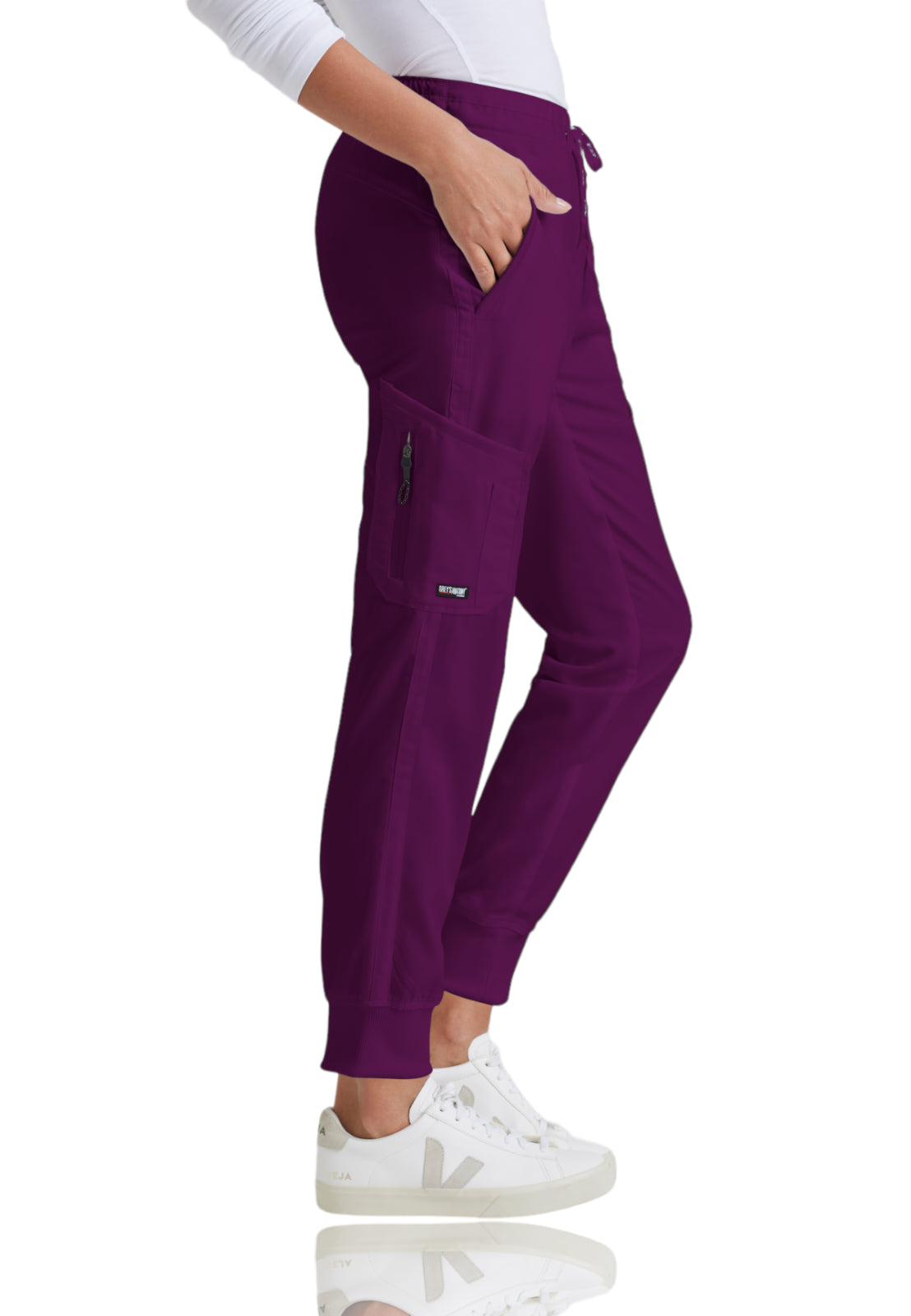 Women's Drawcord Waistband Kira Pant - GRP534 - Wine