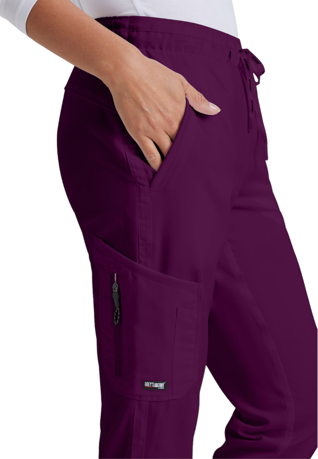 Women's Drawcord Waistband Kira Pant - GRP534 - Wine