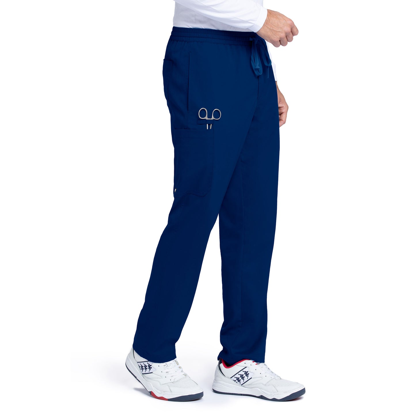 Men's Elastic Waistband With Contrast Drawcord Evan Pant - GRP558 - Indigo (Navy)