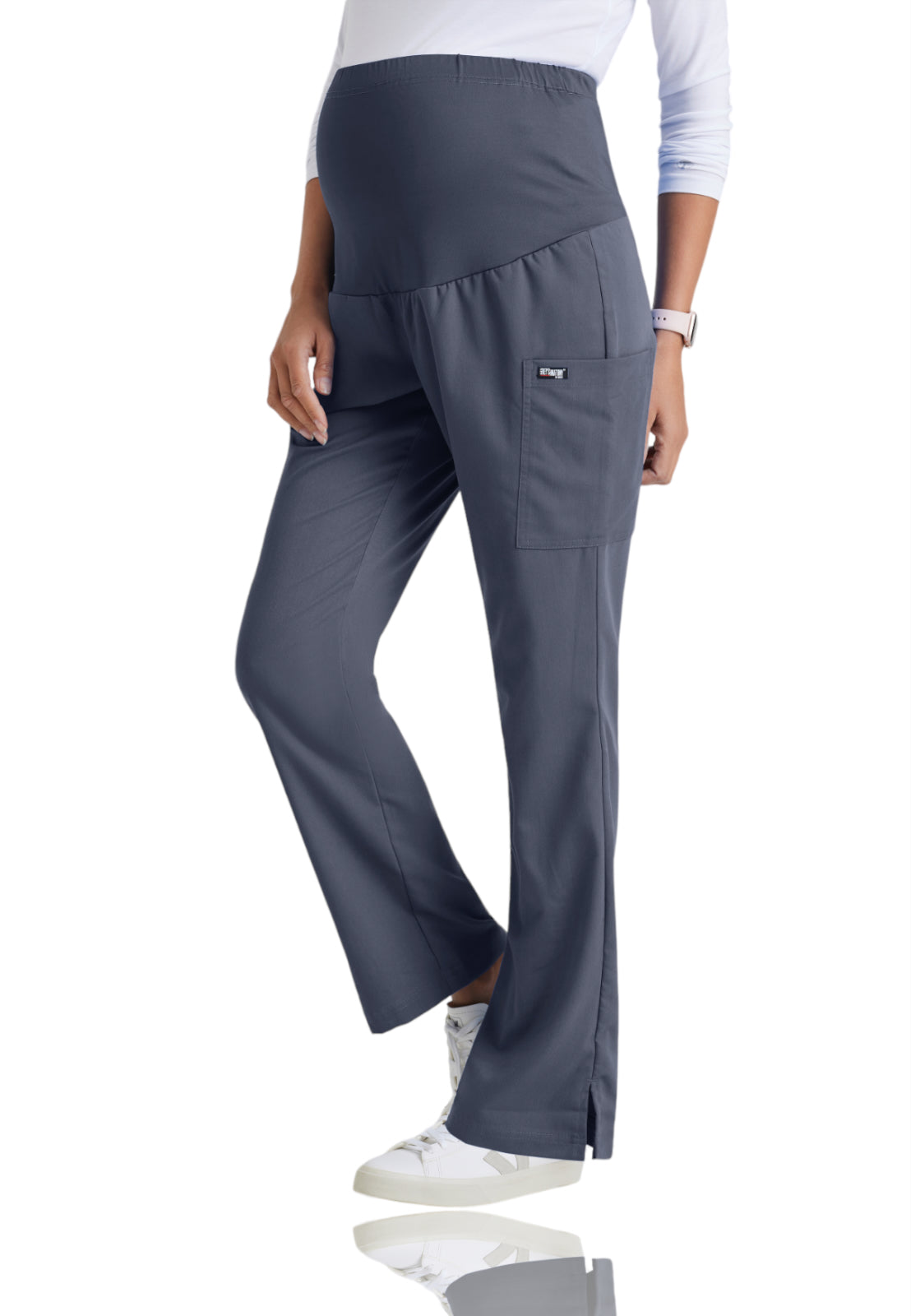 Women's Lilah Maternity Pant - GRP560 - Steel