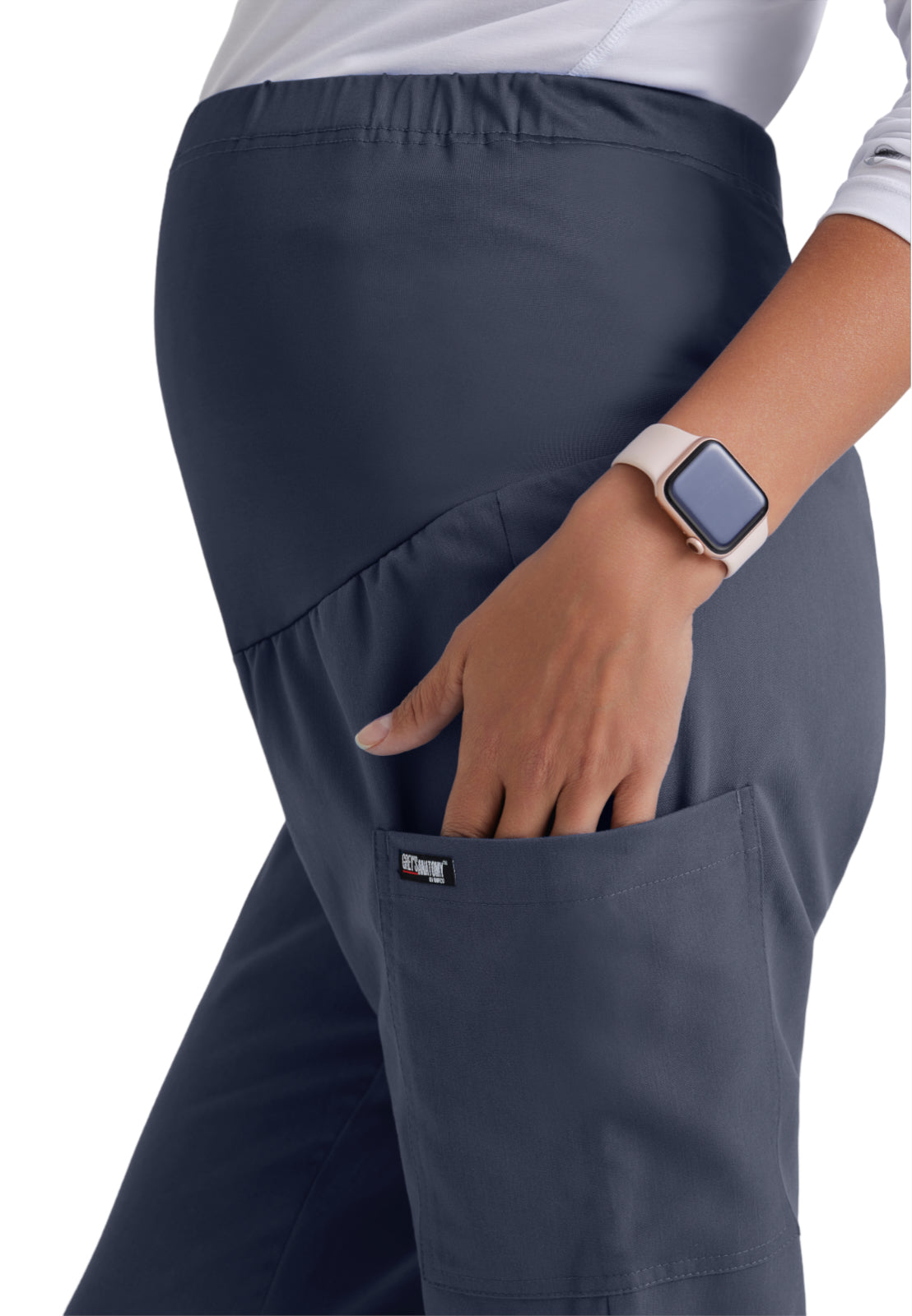 Women's Lilah Maternity Pant - GRP560 - Steel