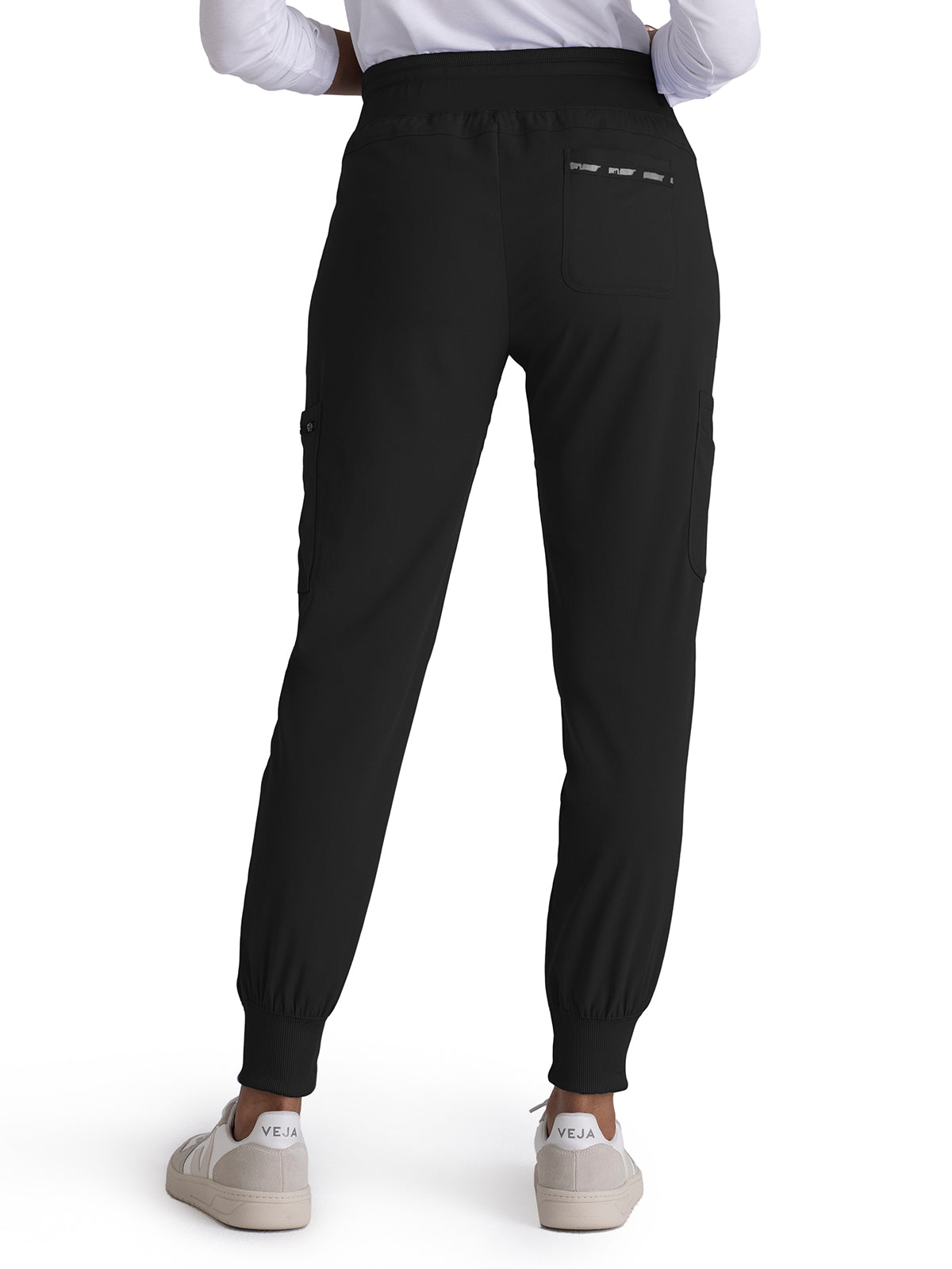 Women's 7-Pocket Carly Jogger Pant - GRSP527 - Black
