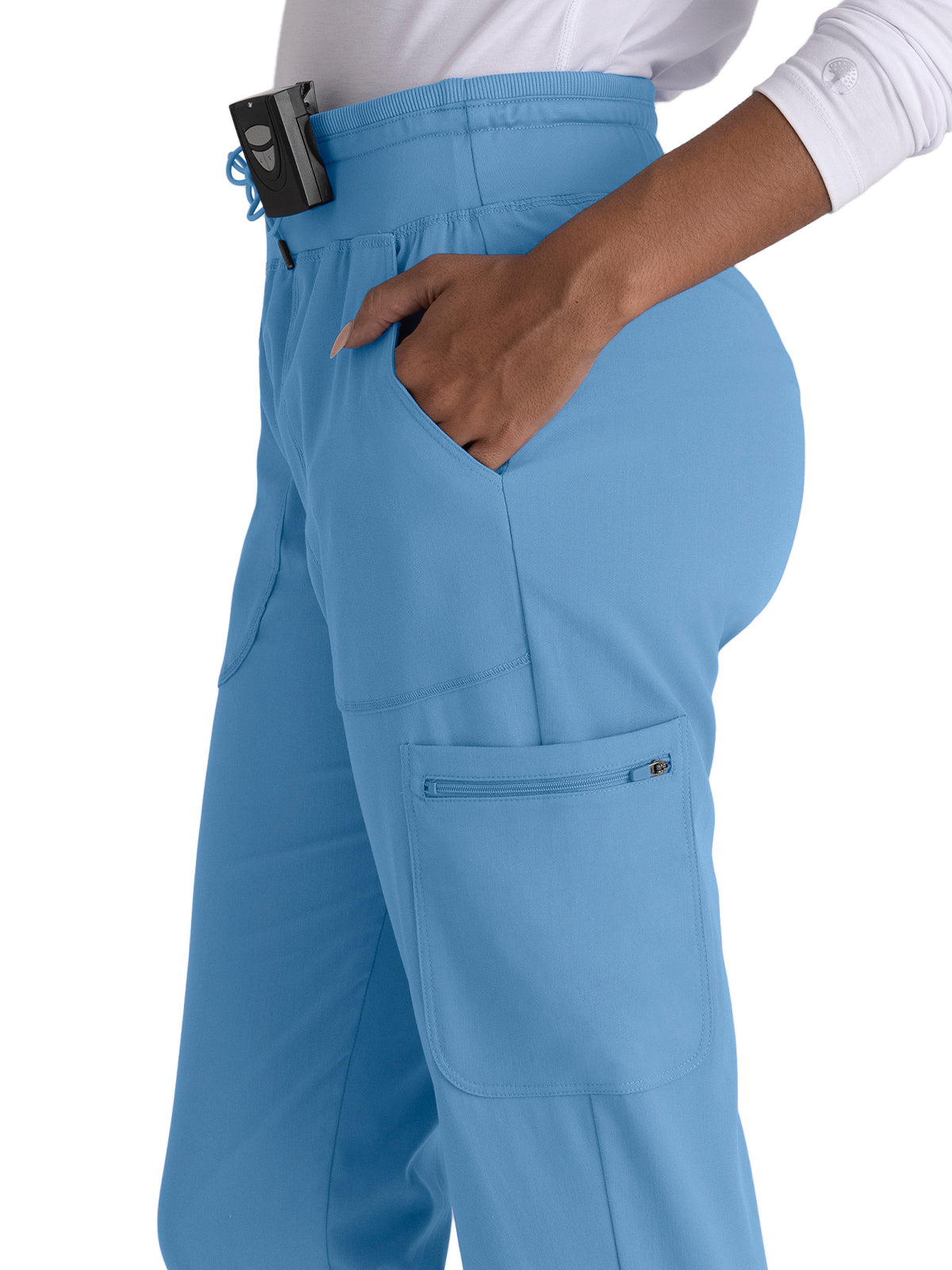Women's 7-Pocket Carly Jogger Pant - GRSP527 - Ciel Blue