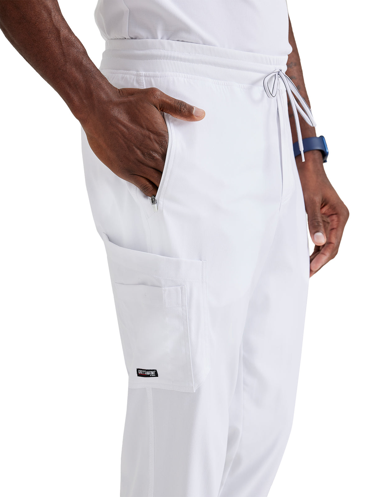 Men's Zip-Fly Murphy Jogger Pant - GRSP550 - White