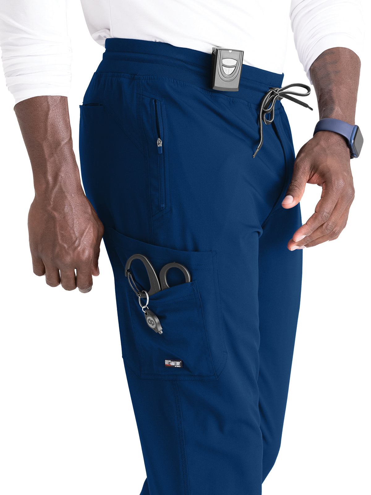 Men's Zip-Fly Murphy Jogger Pant - GRSP550 - Indigo (Navy)