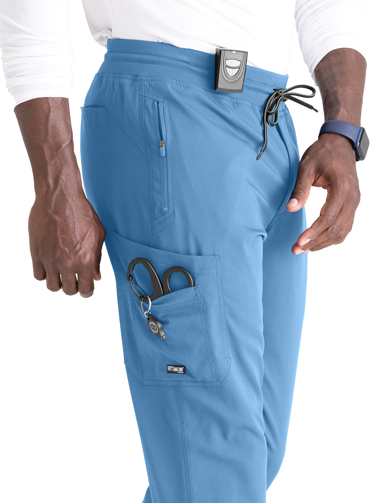 Men's Zip-Fly Murphy Jogger Pant - GRSP550 - Ciel Blue