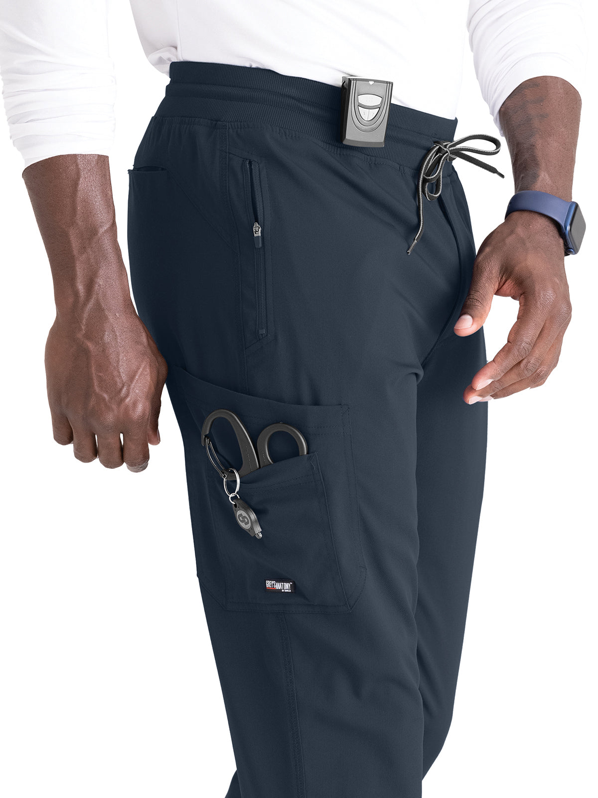 Men's Zip-Fly Murphy Jogger Pant - GRSP550 - Steel