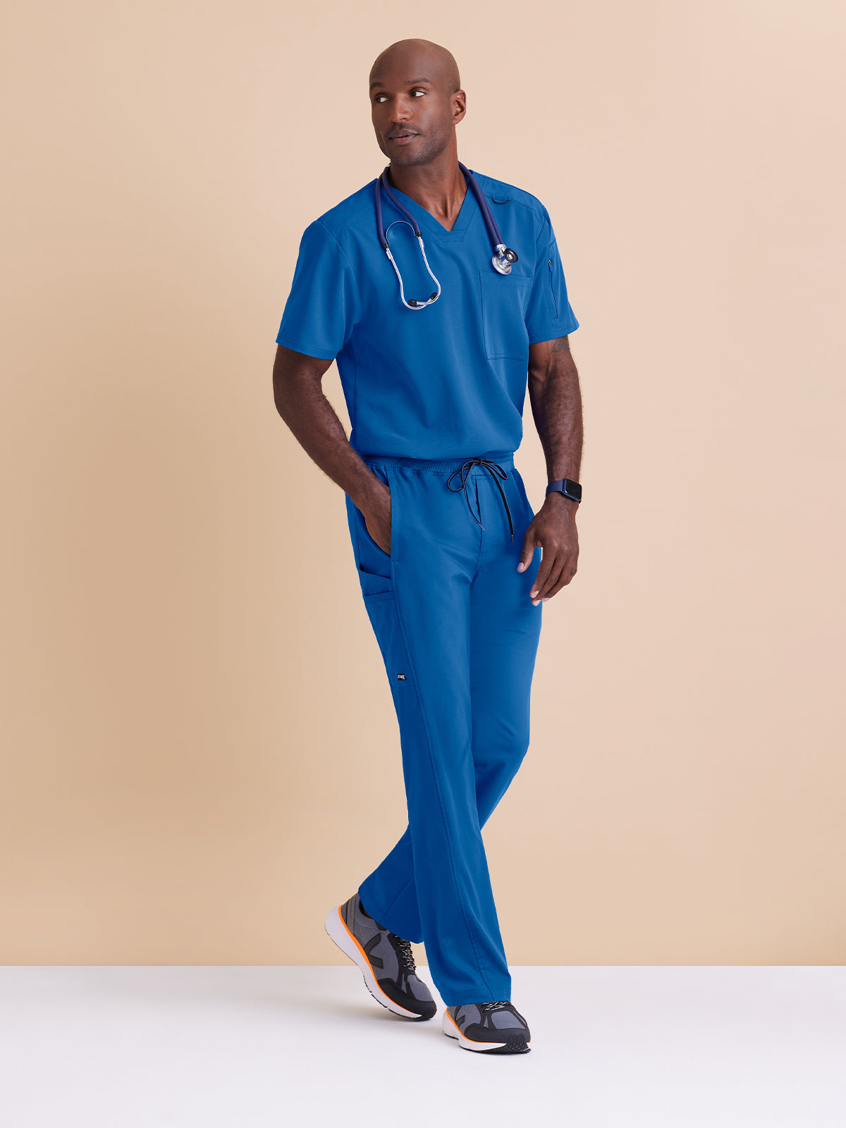 Men's 6 Pocket Straight Pant - GRSP617 - New Royal