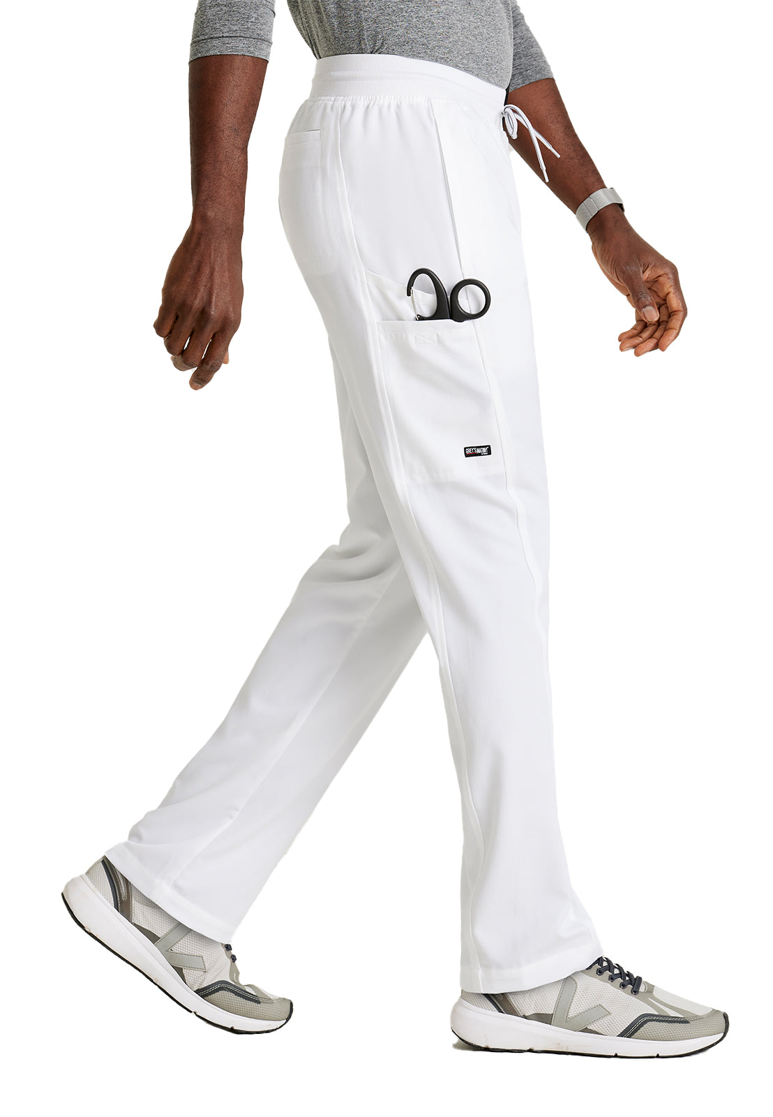Men's 6 Pocket Straight Pant - GRSP617 - White