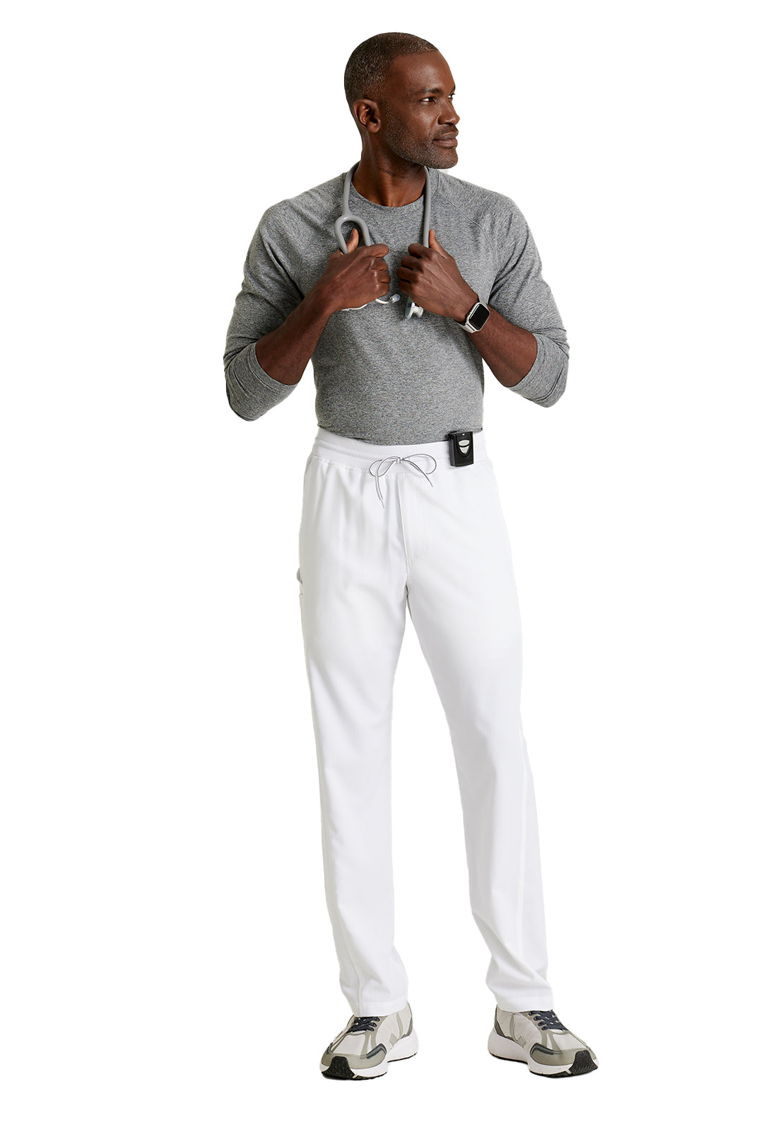 Men's 6 Pocket Straight Pant - GRSP617 - White