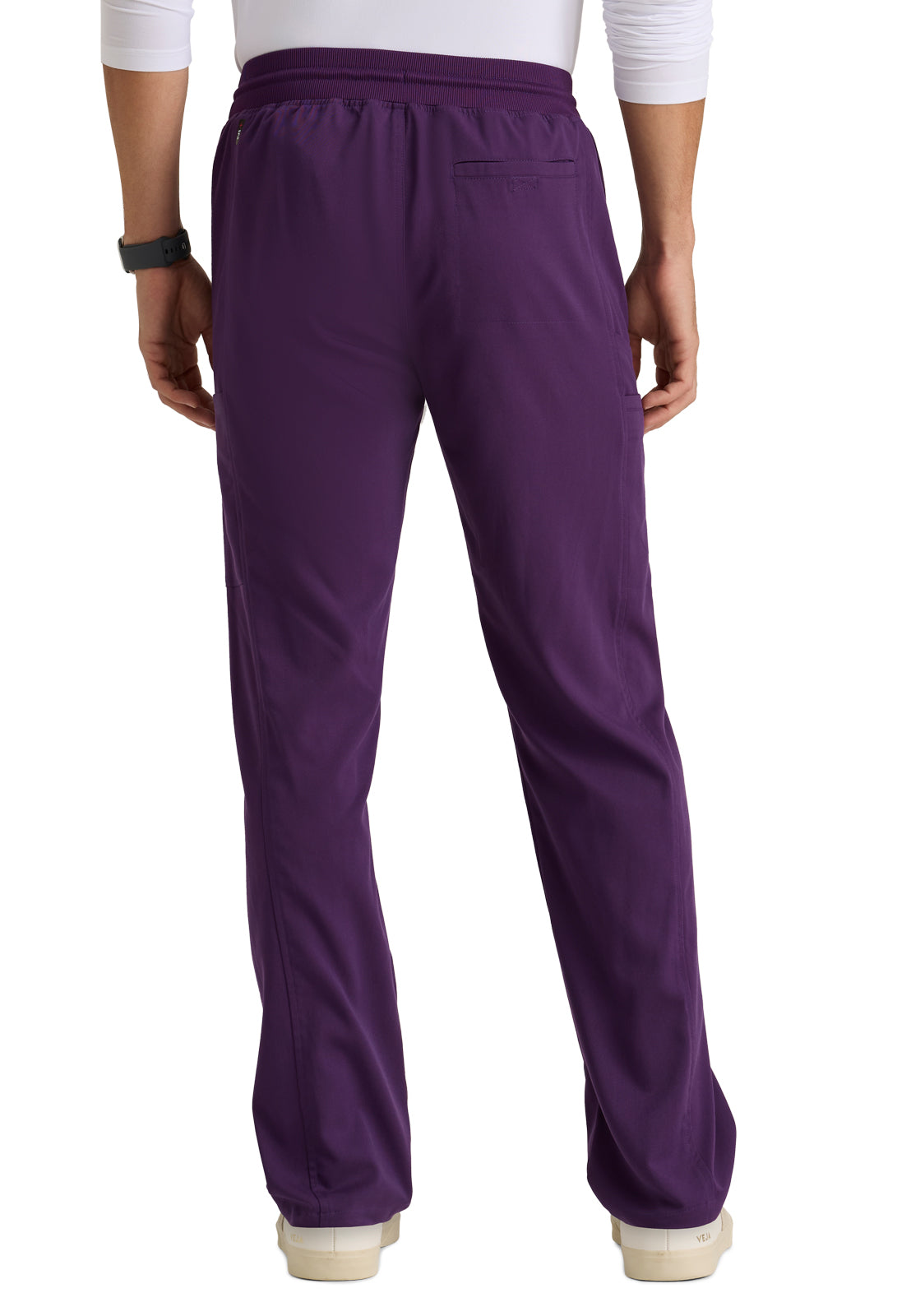 Men's 6 Pocket Straight Pant - GRSP617 - Eggplant