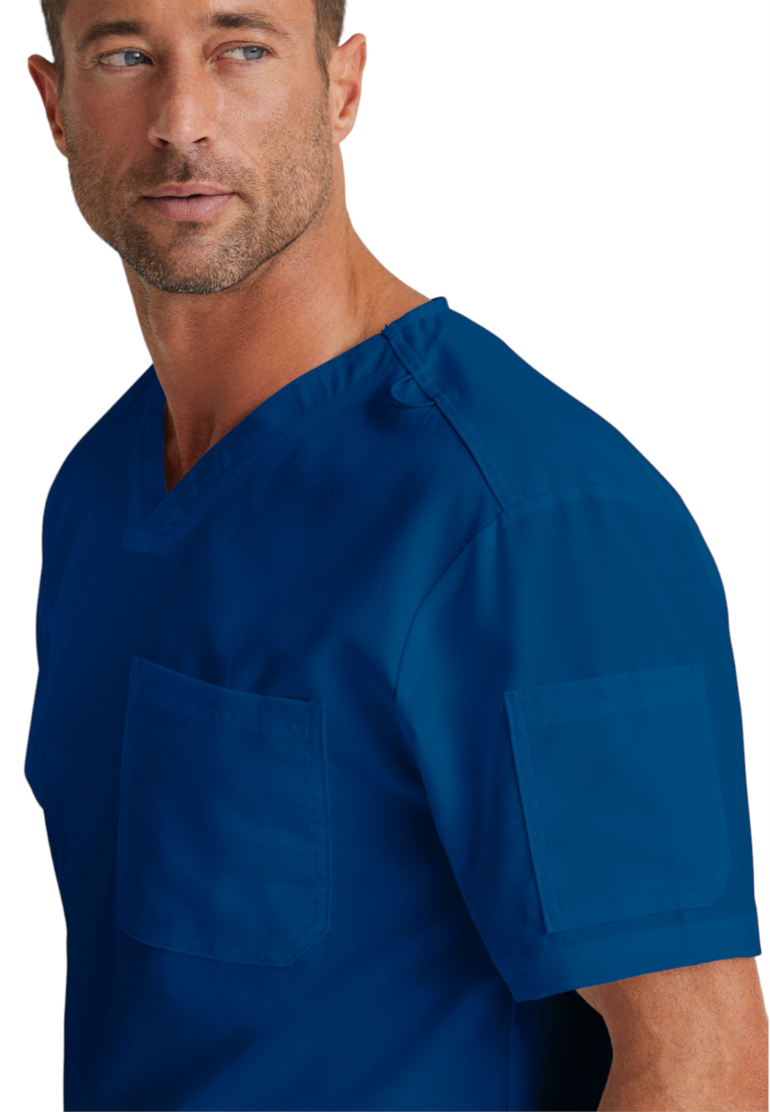 Men's V-Neck Evan Top - GRT091 - Indigo (Navy)