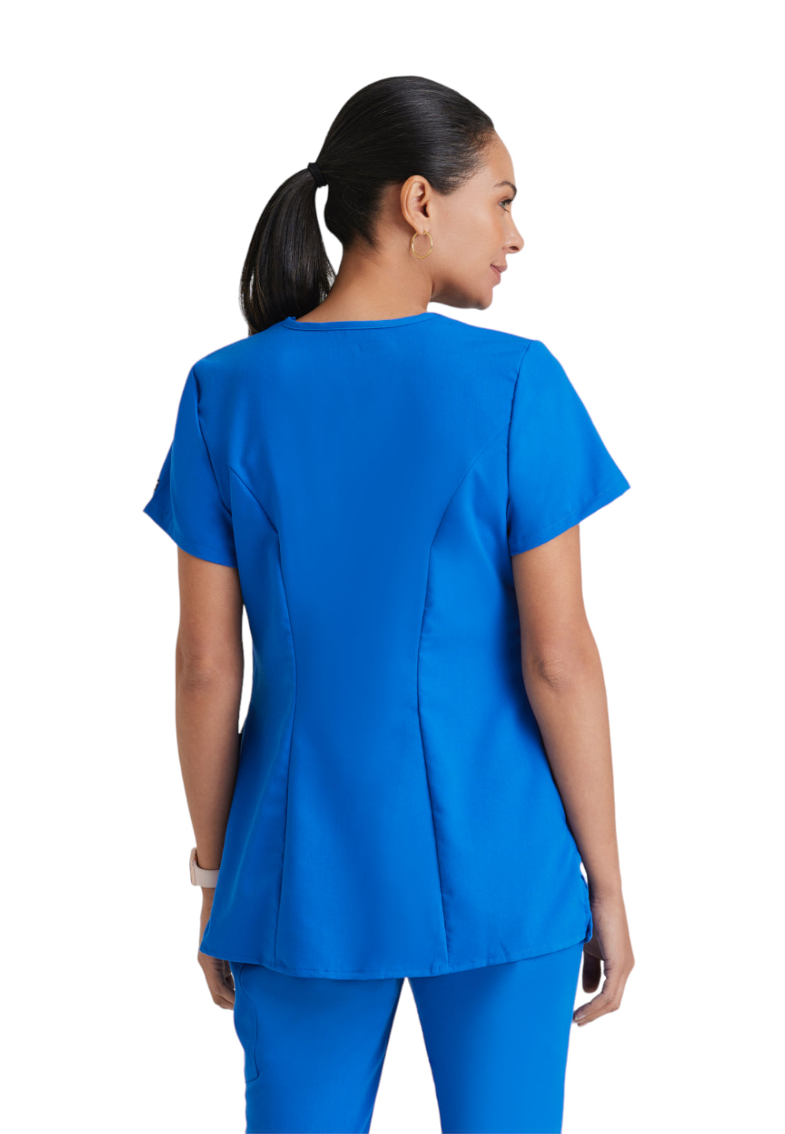 Women's Mock Wrap Lilah Maternity Top - GRT094 - New Royal