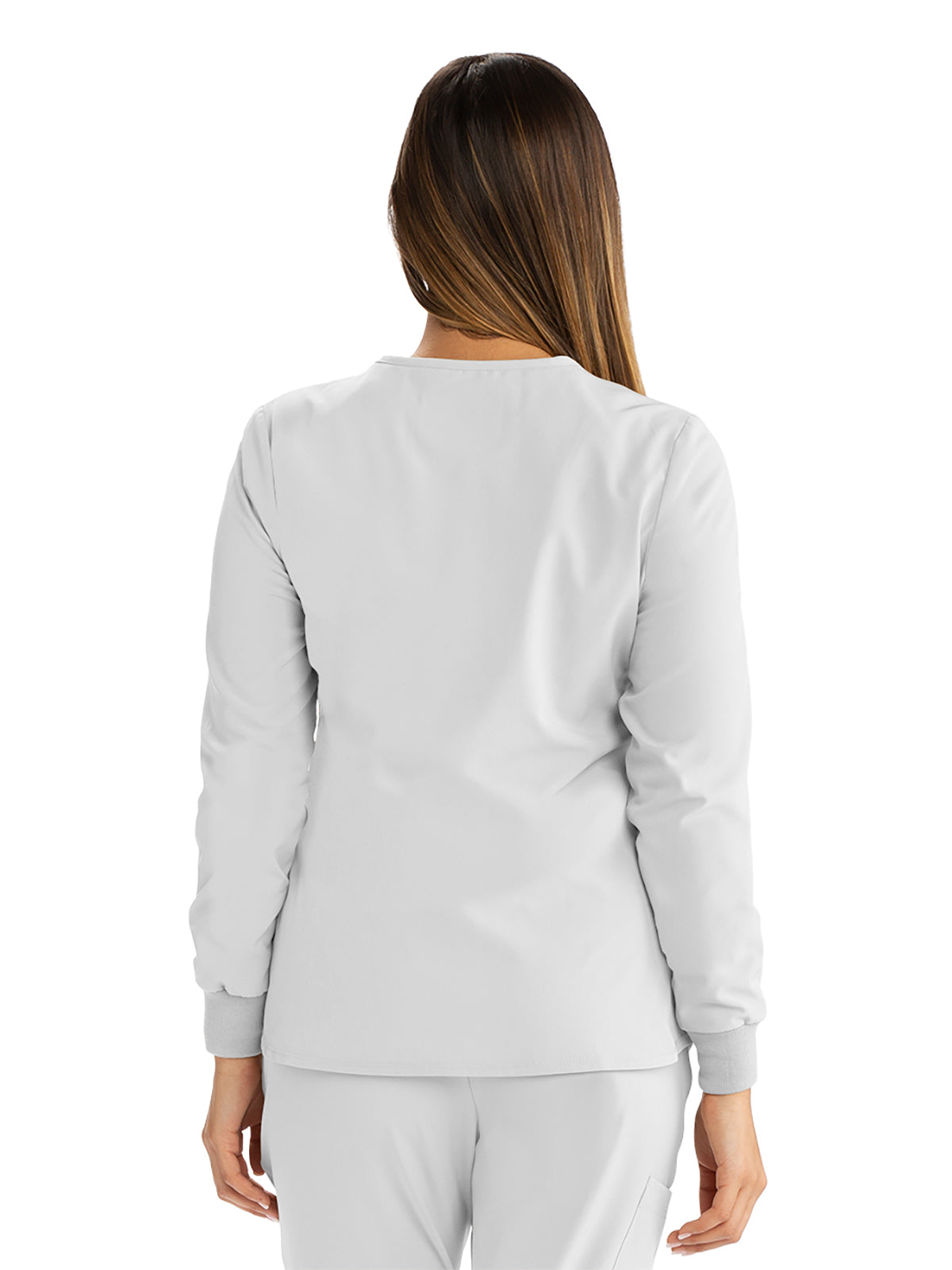 Women's 2-Pocket Jacket - SK401 - White