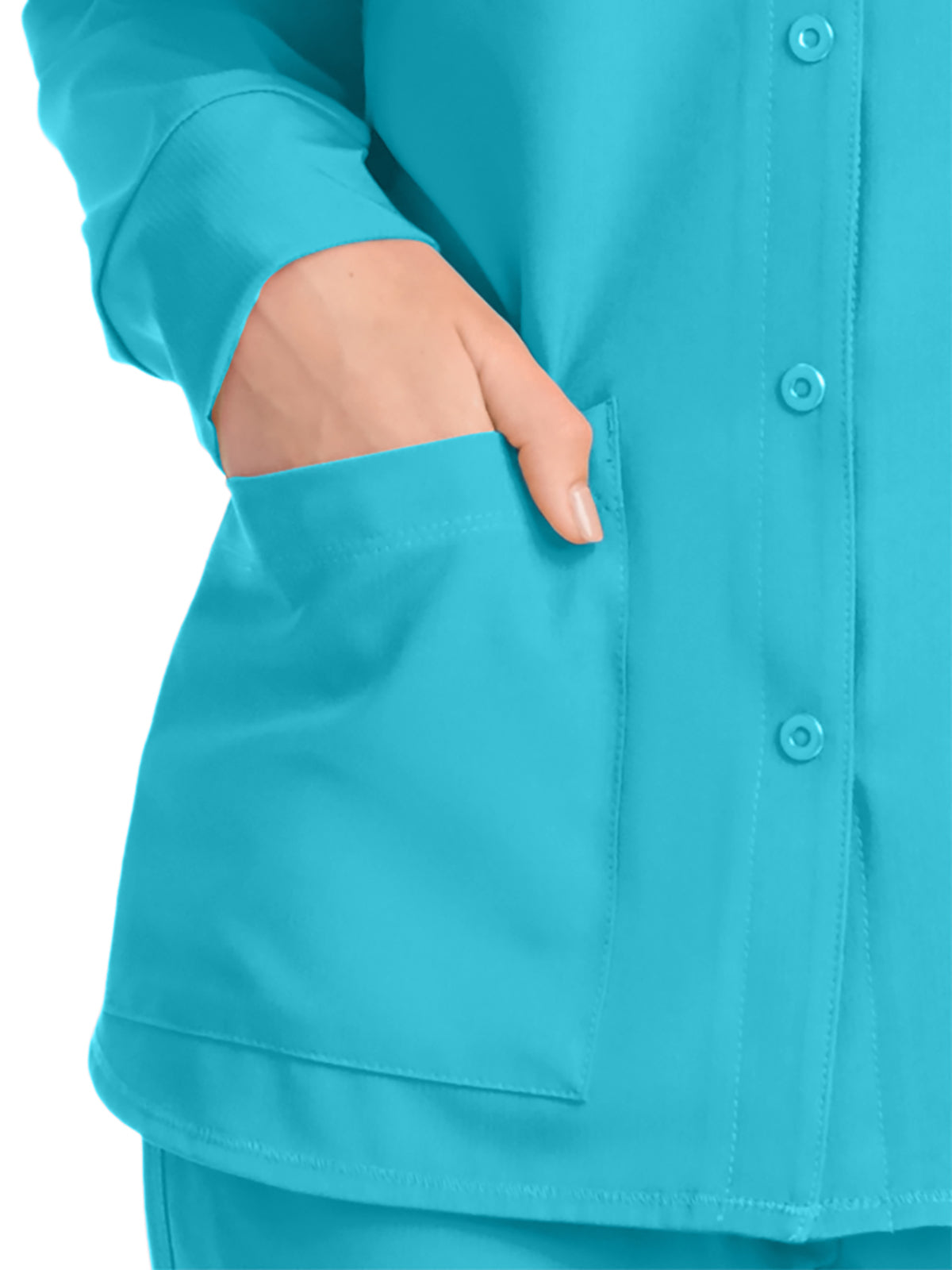 Women's 2-Pocket Jacket - SK401 - New Turquoise