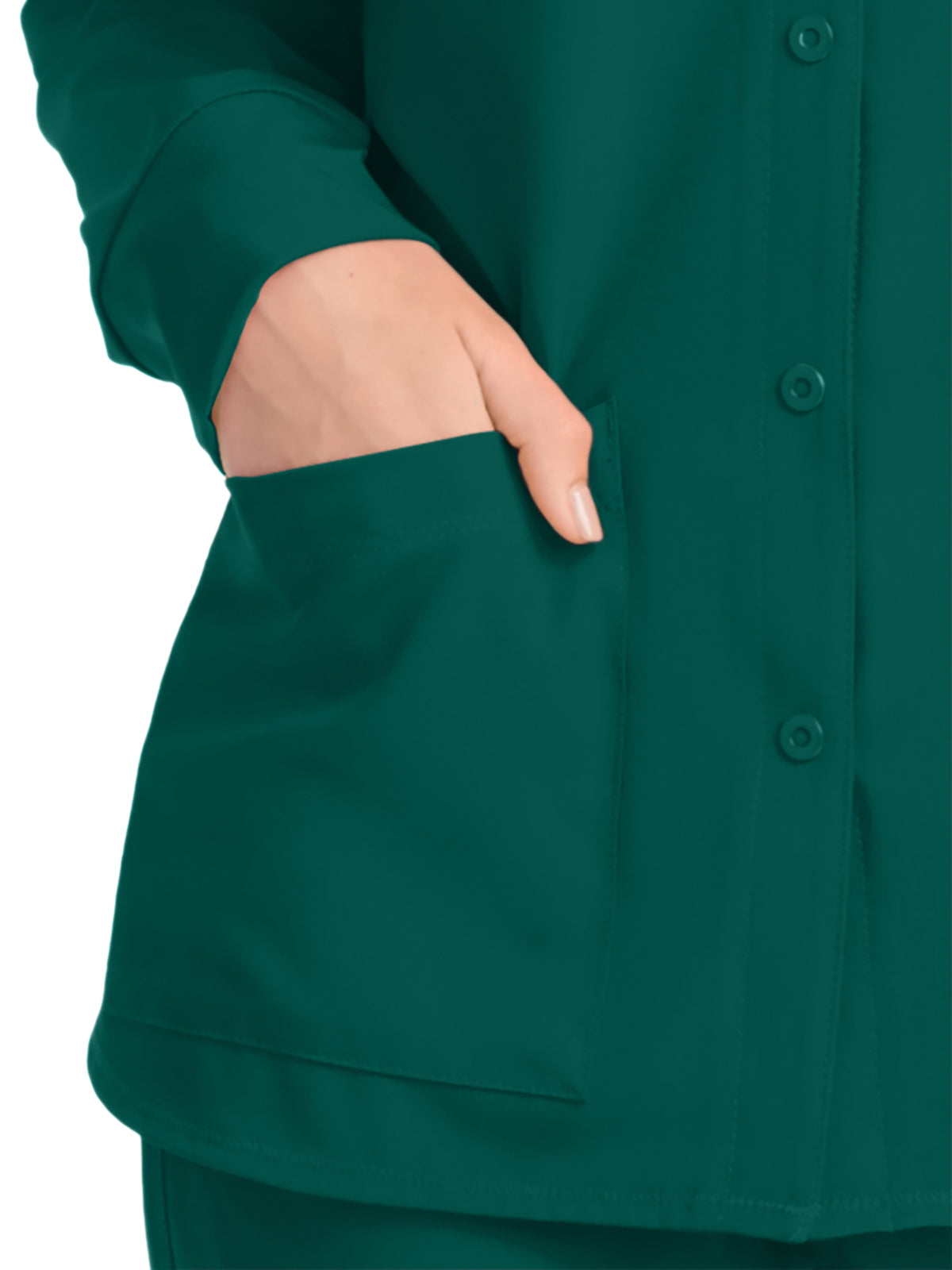 Women's 2-Pocket Jacket - SK401 - Hunter Green