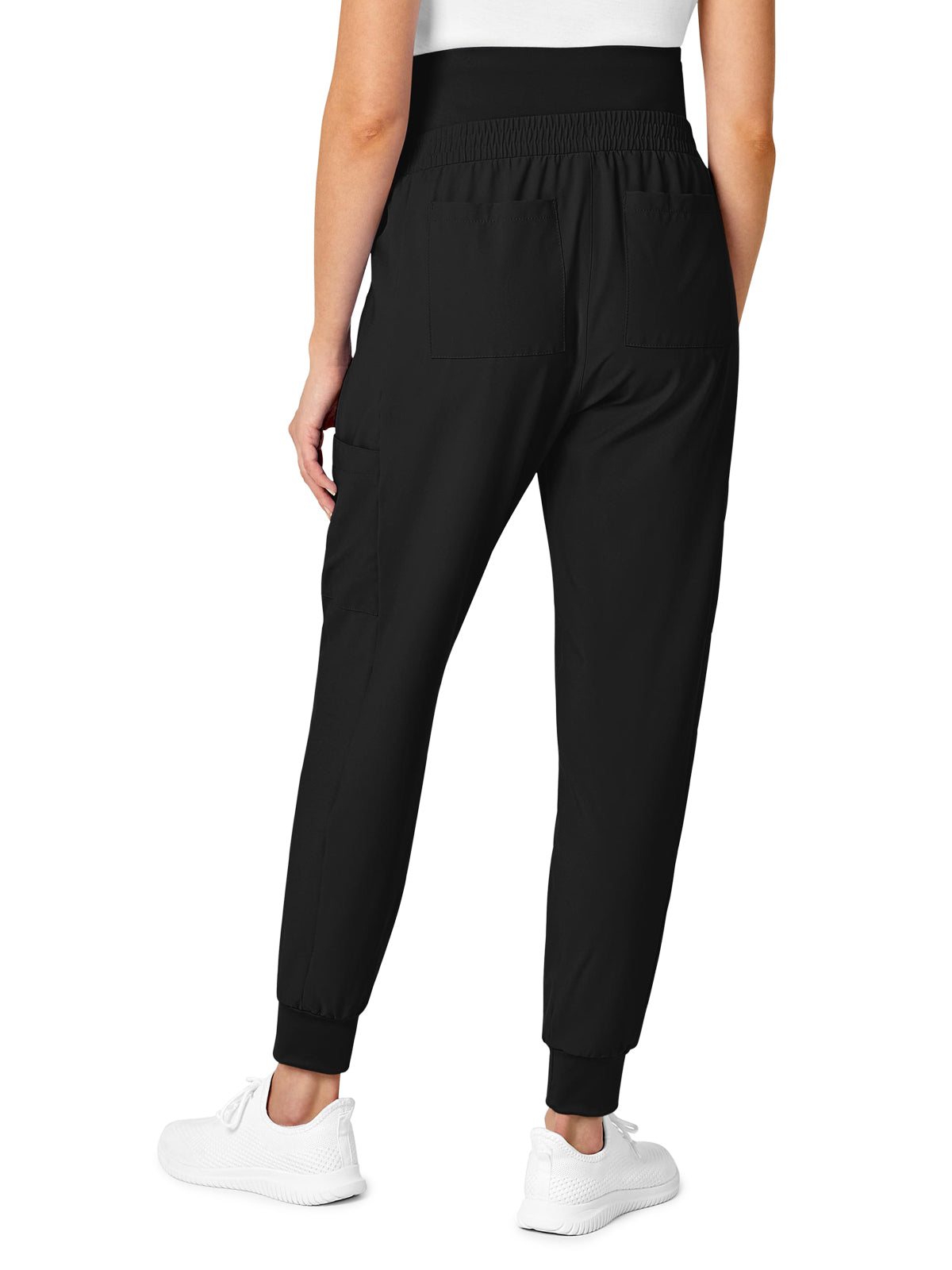 Women's Seven-Pocket Maternity Jogger Pant - 5455 - Black