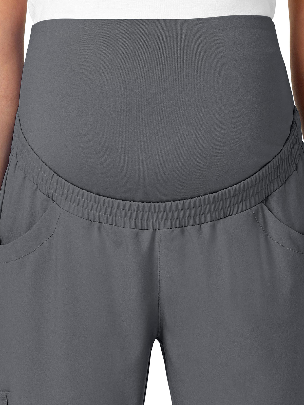 Women's Seven-Pocket Maternity Jogger Pant - 5455 - Pewter