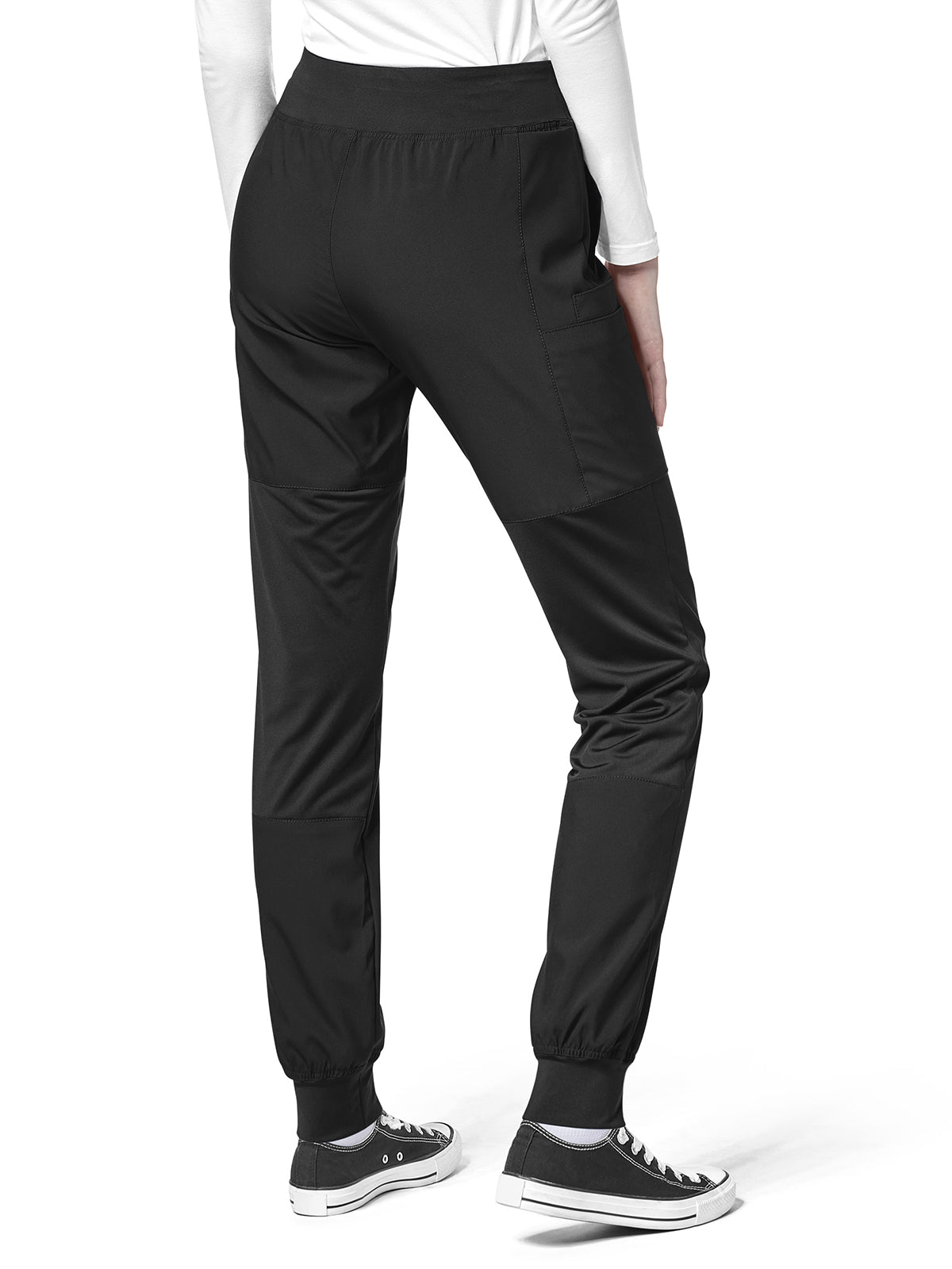 Women's Eight-Pocket Comfort Waist Pant - 5555 - Black