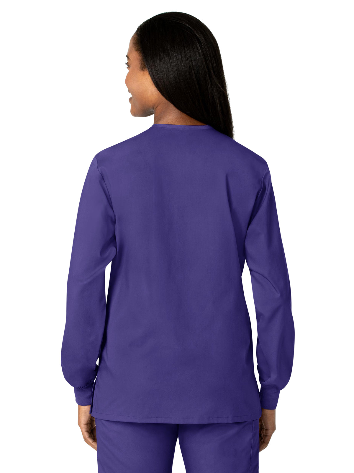 Unisex Five-Pocket Snap Front Jacket - 800 - Grape