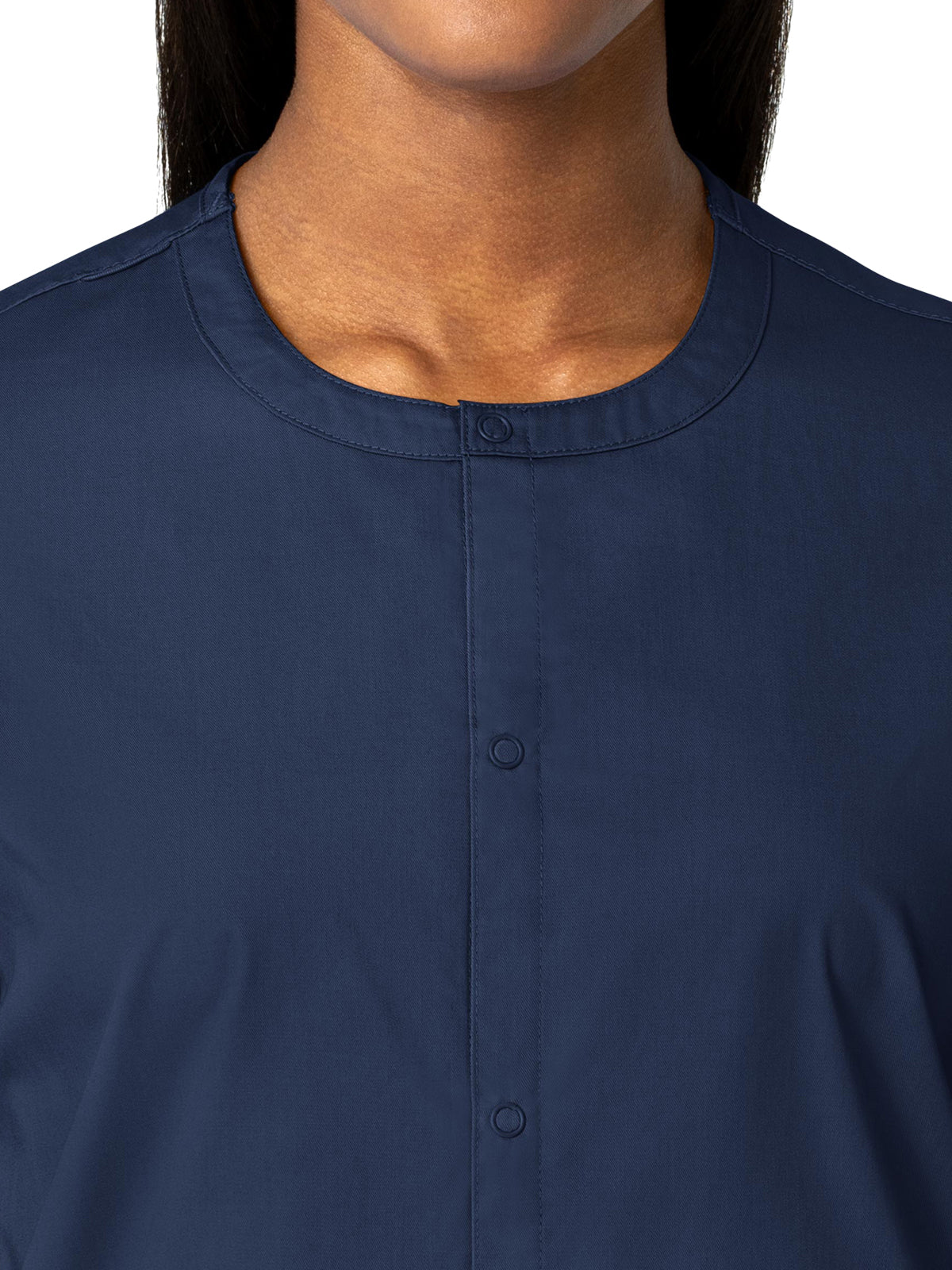 Unisex Five-Pocket Snap Front Jacket - 800 - Navy