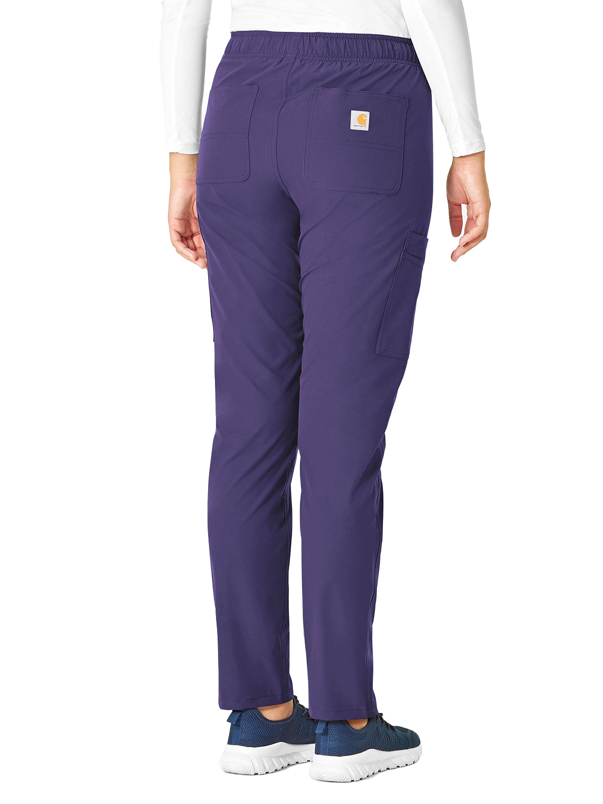 Women's Nine-Pocket Modern Fit Straight Leg Pant - C51213 - Grape