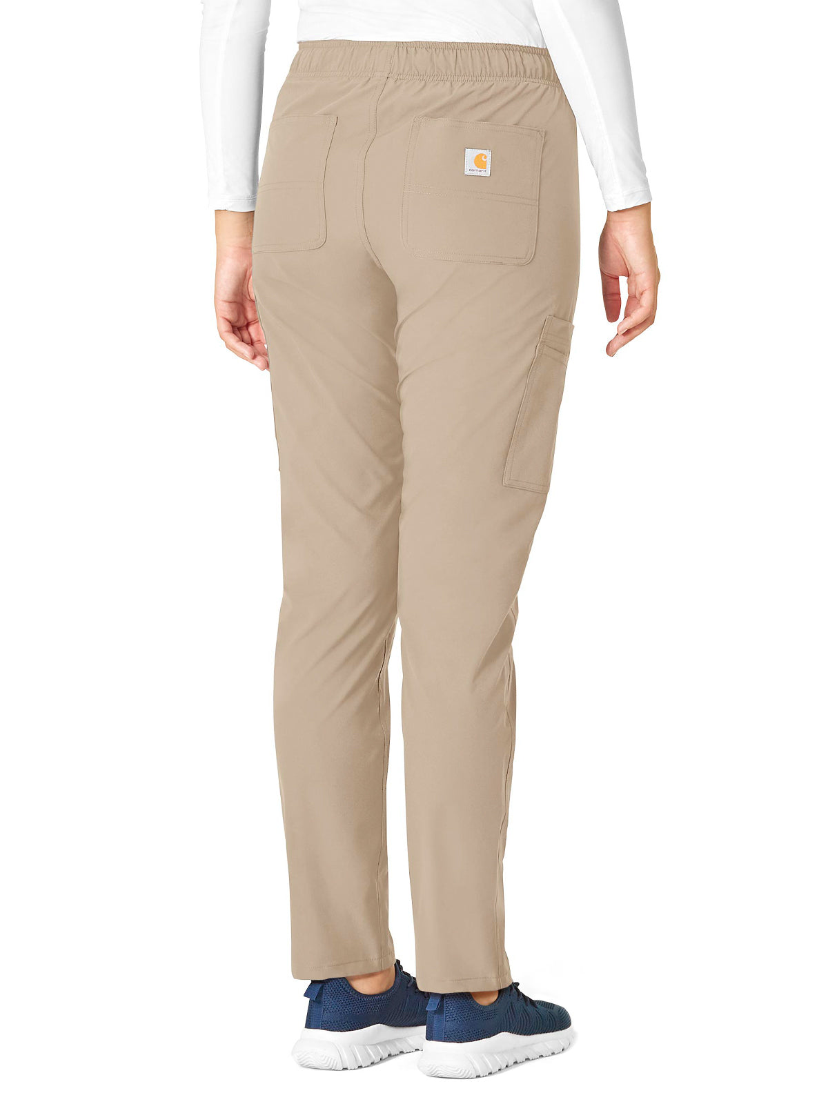 Women's Nine-Pocket Modern Fit Straight Leg Pant - C51213 - Khaki
