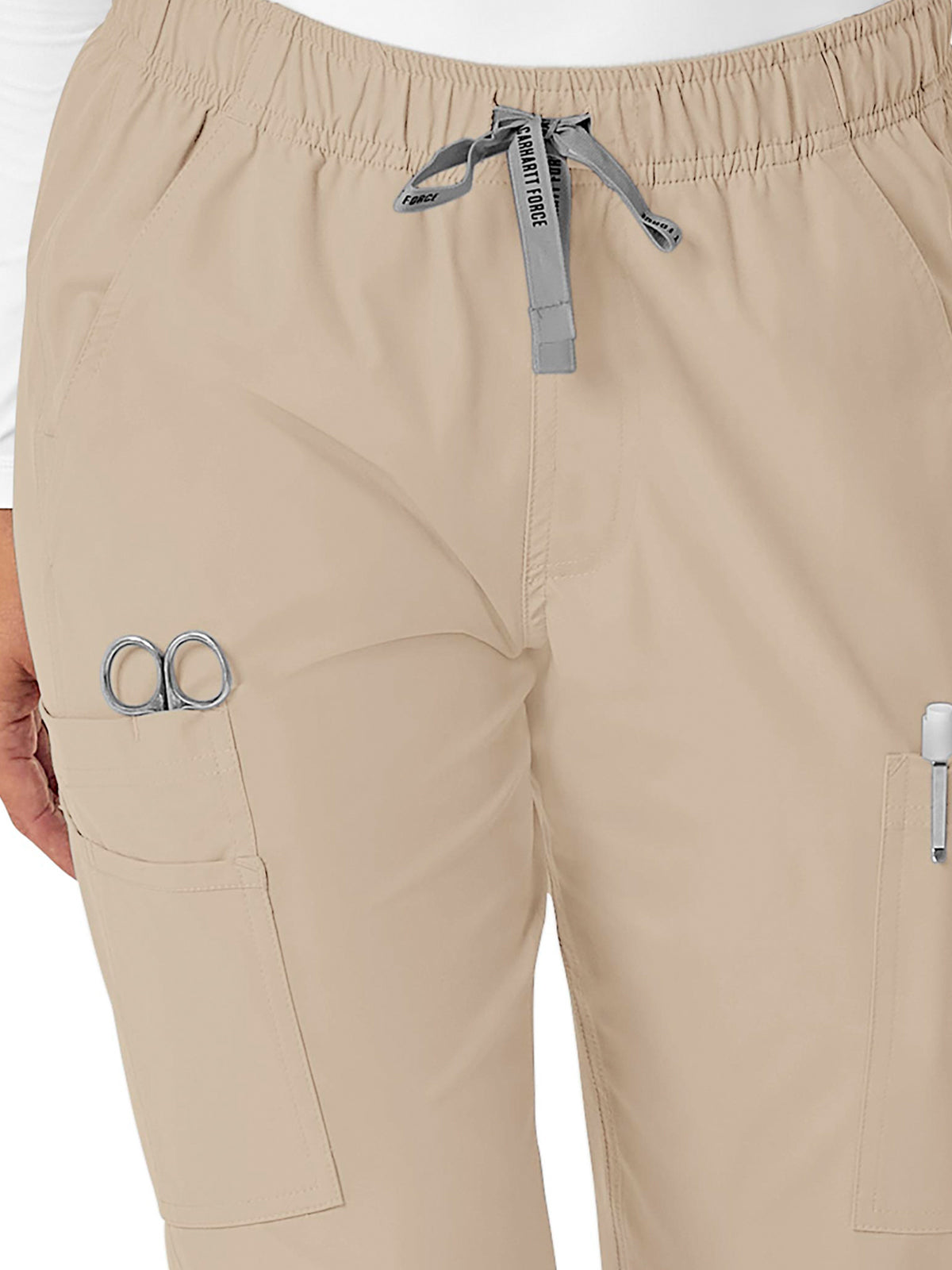Women's Nine-Pocket Modern Fit Straight Leg Pant - C51213 - Khaki