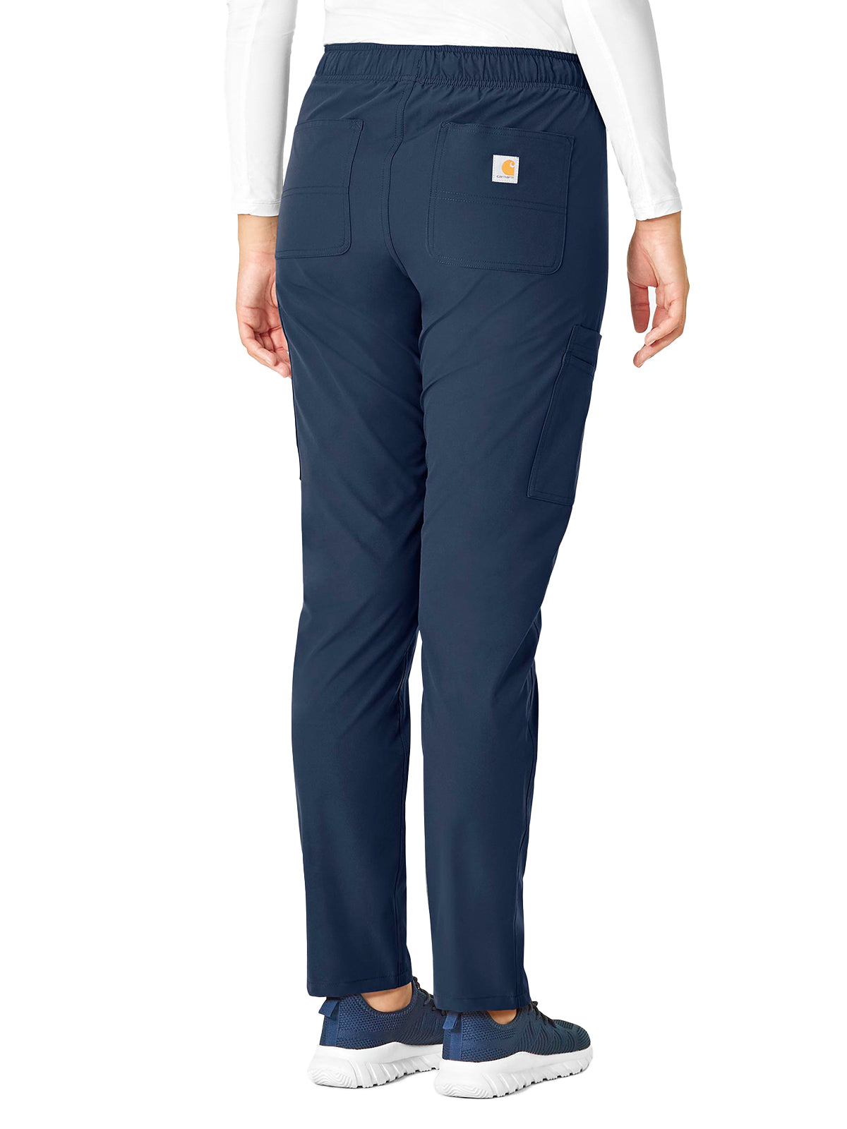Women's Nine-Pocket Modern Fit Straight Leg Pant - C51213 - Navy