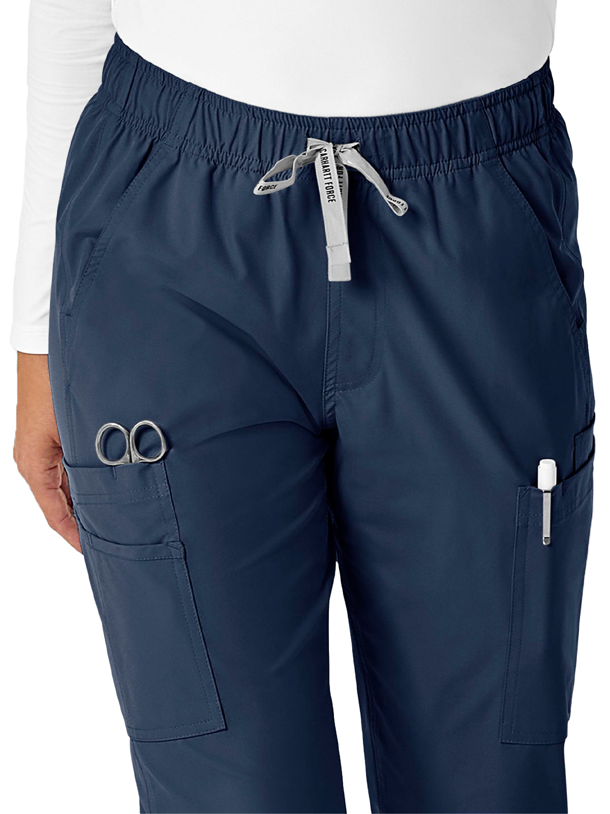 Women's Nine-Pocket Modern Fit Straight Leg Pant - C51213 - Navy